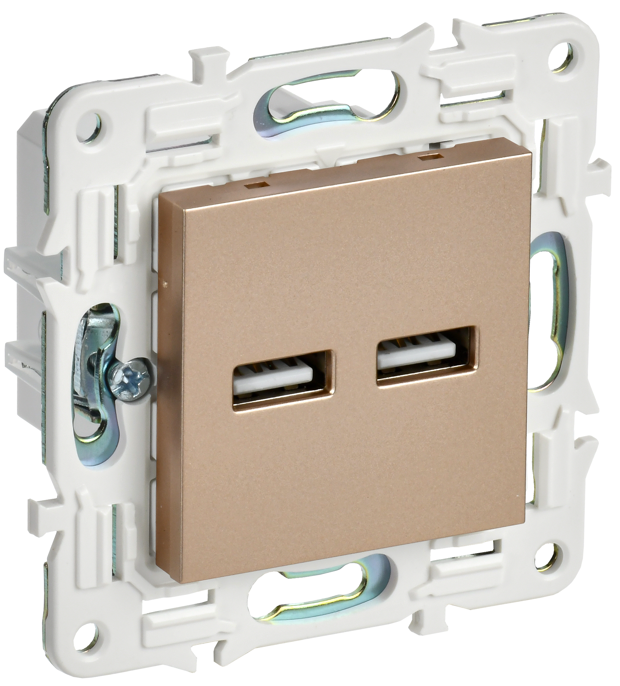 SKANDY Розетка USB A+A 3,1А SK-R15Sa песочный IEK