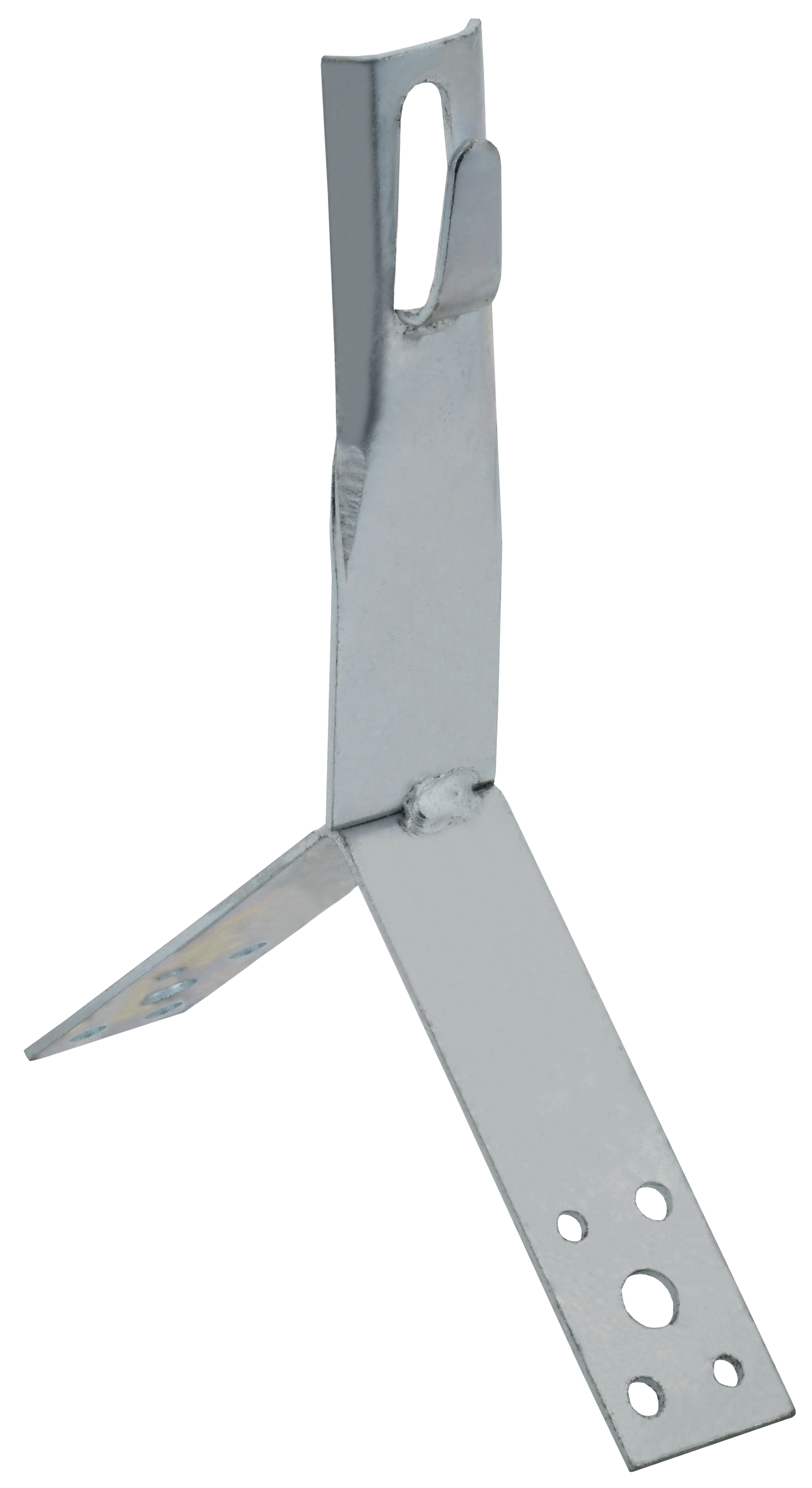 Держатель проводника круглого 6-8 мм для конька h 80 мм оцинкованная сталь HDZ