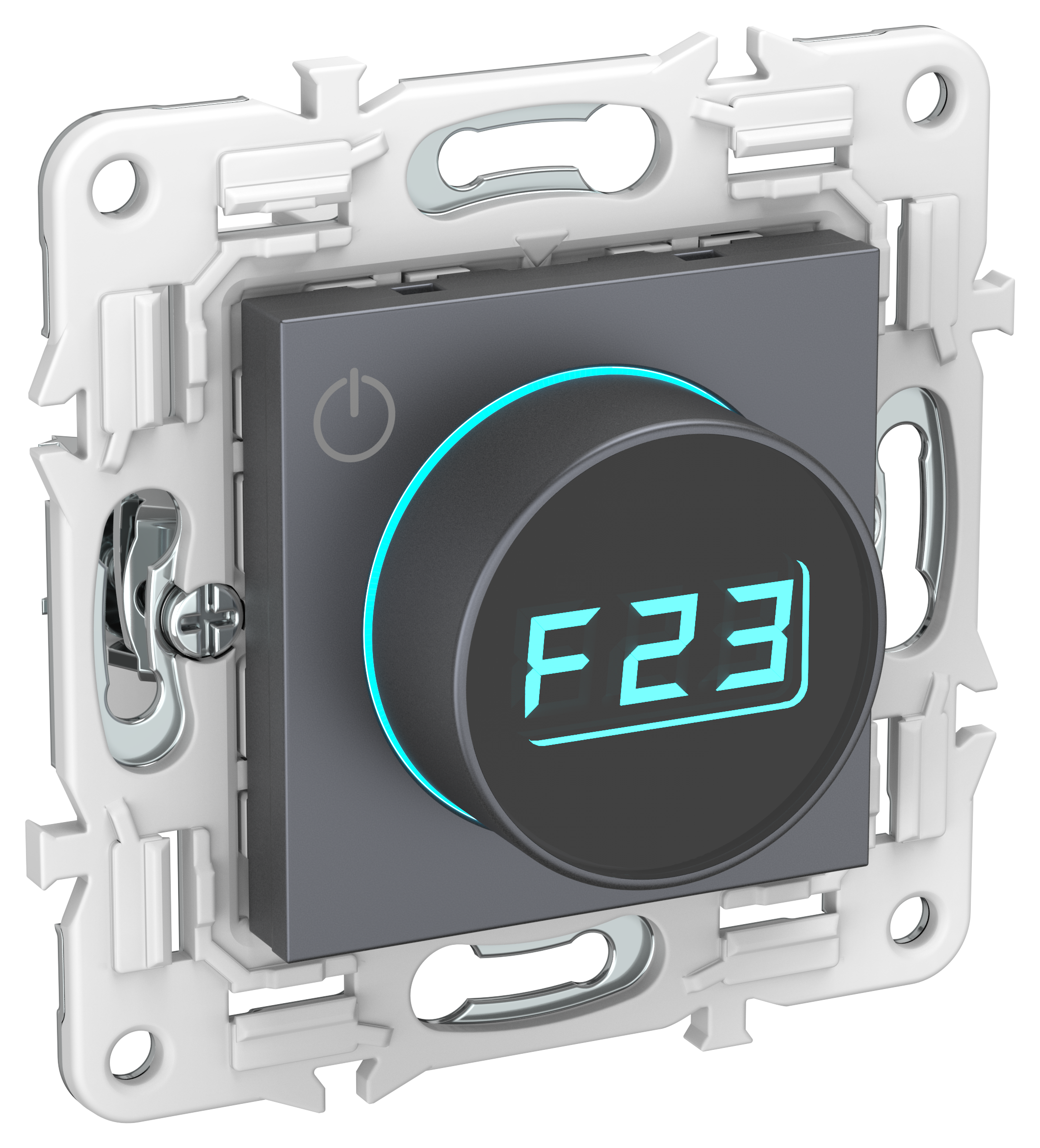 SKANDY Термостат электронный с индикацией SK-T01T титан IEK