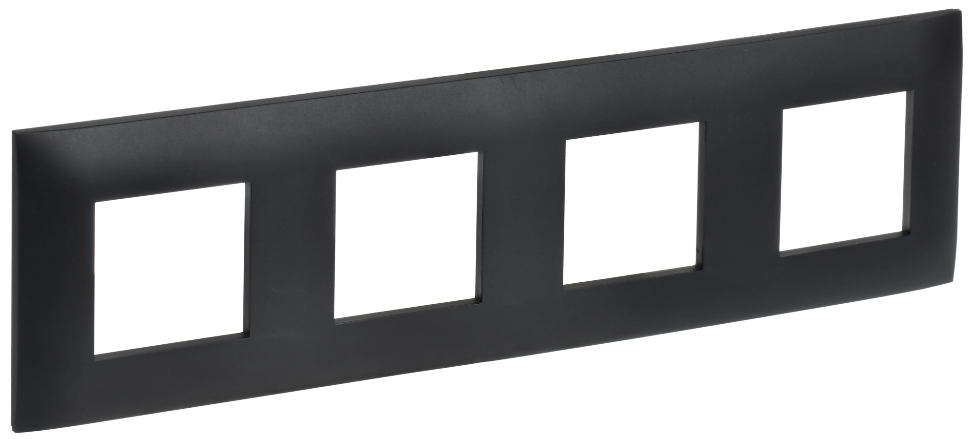 SKANDY Рамка 4-местная SK-F04Bl черный IEK