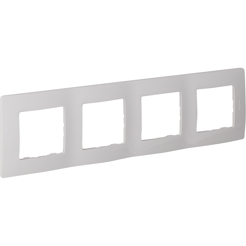 Рамка 4-местная белый ETIKA