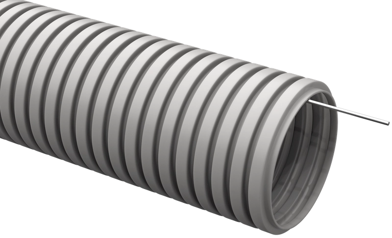 ELASTA Труба гофрированная тяжелая ПВХ d=25 с зондом (50м) IEK