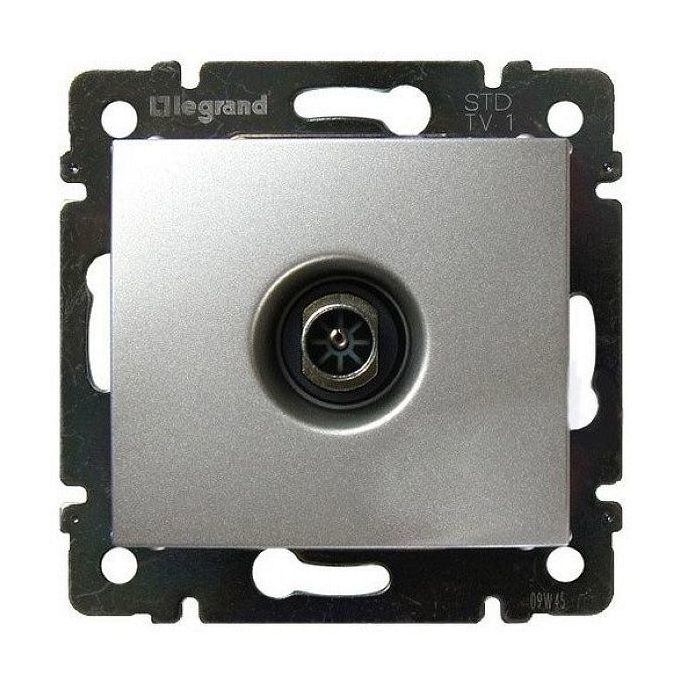 Розетка TV тип звезда алюминий VALENA DIY