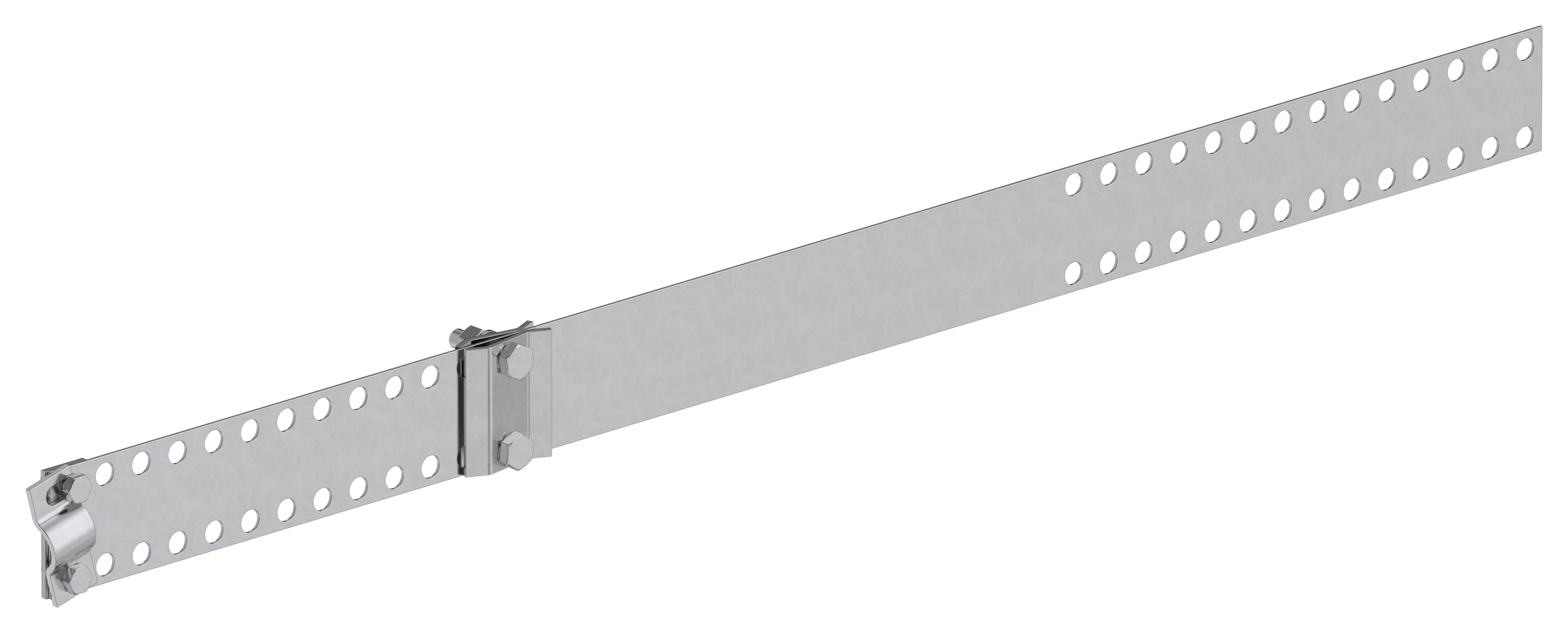 Держатель проводника круглого 5-10 мм водосточная труба 65-150 мм оцинкованная сталь HDZ