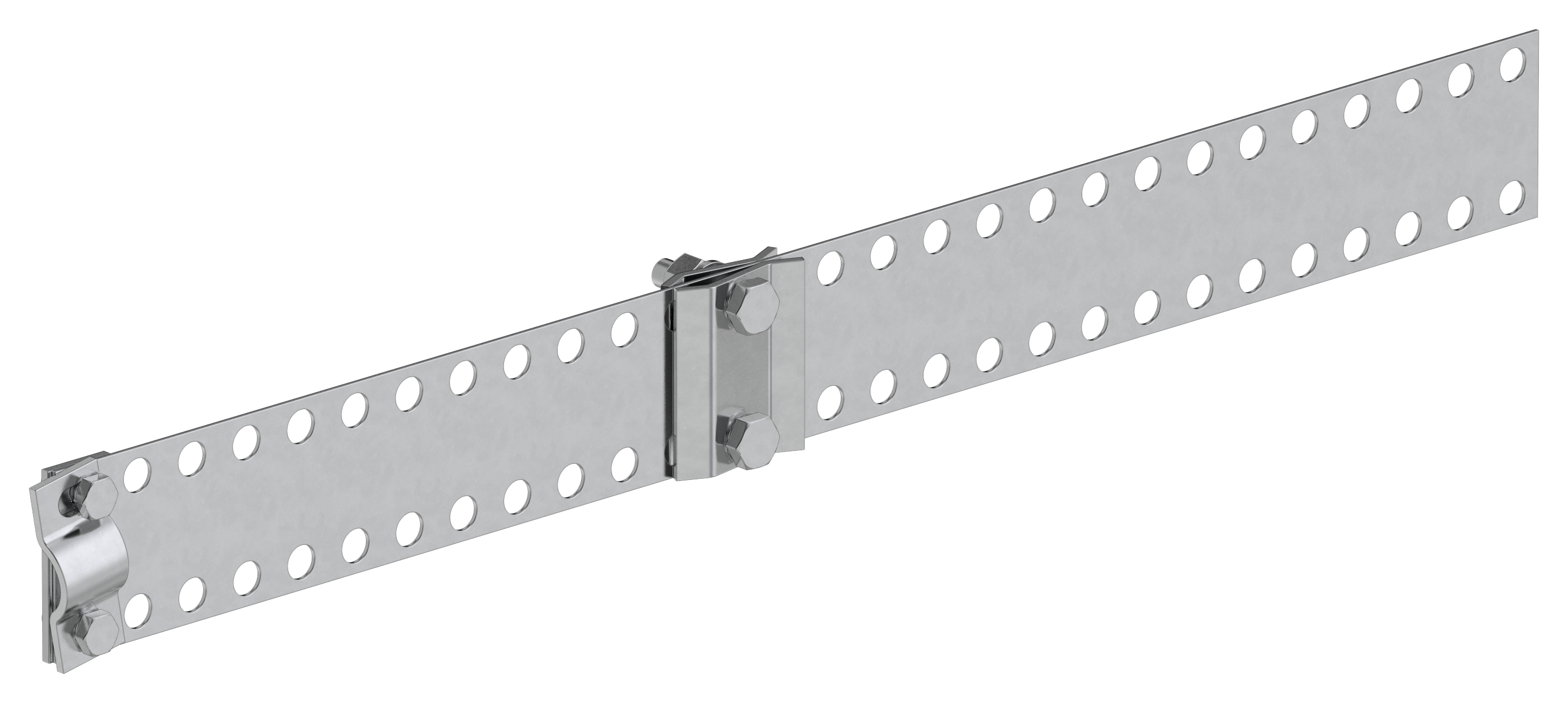Держатель проводника круглого 5-10 мм водосточная труба до 90 мм оцинкованная сталь HDZ