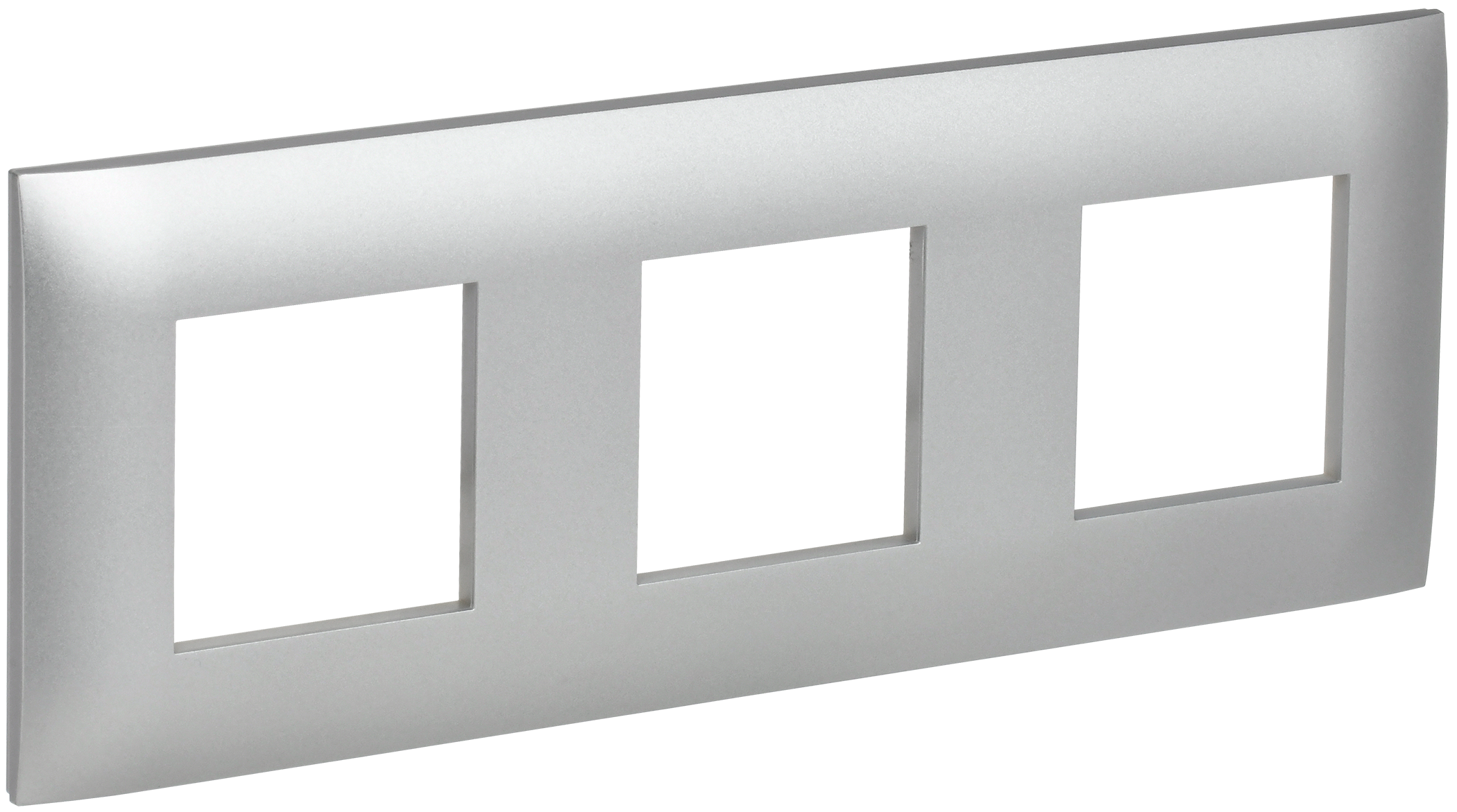 SKANDY Рамка 3-местная SK-F03S серебряный IEK