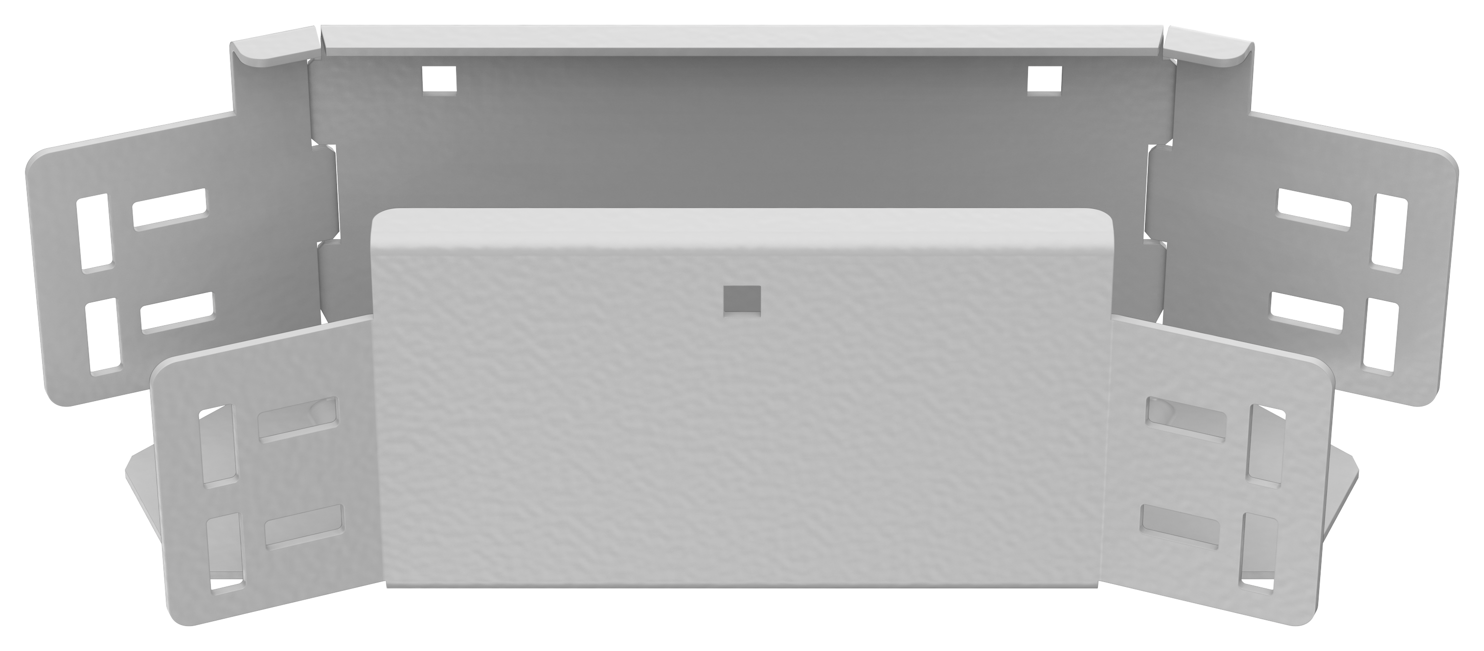 ESCA 7 Поворот 45град 80х80-2,0 RAL 9016 IEK