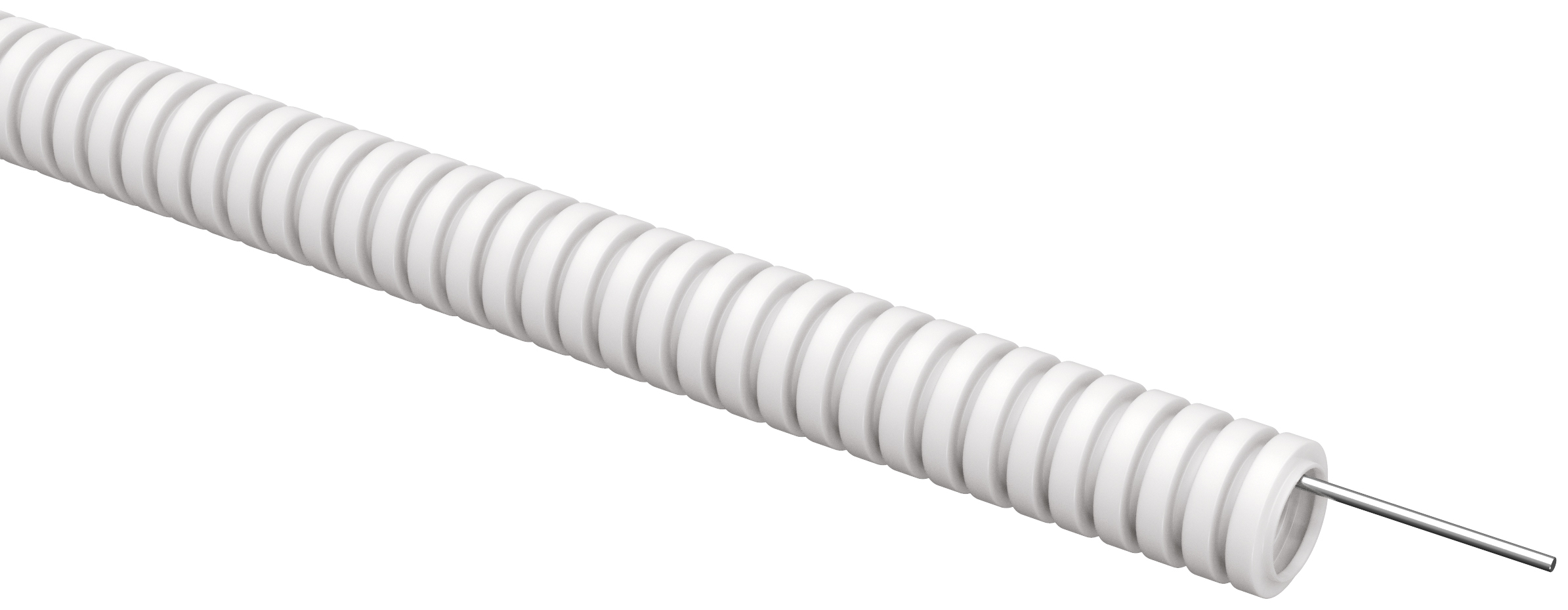 ELASTA Труба гофрированная ПВХ d=16мм с зондом белая (100м) IEK