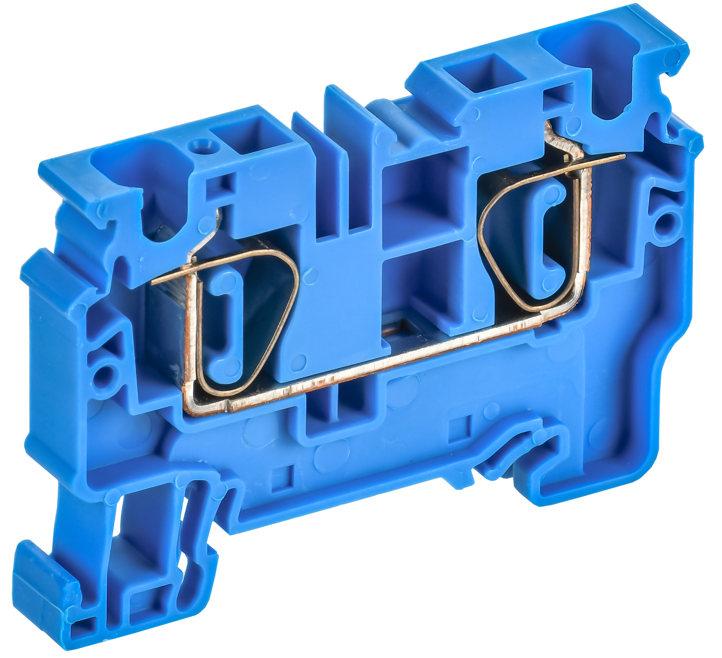 ARMAFIX Клемма пружинная CX6 BU 6мм2 проходная синяя IEK