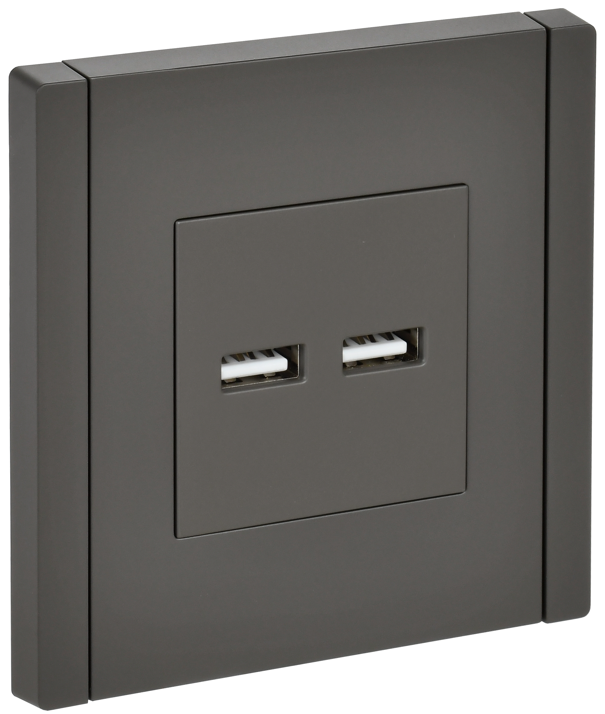 FORTE&PIANO Розетка USB A+A 3,1А FP349 серый IEK