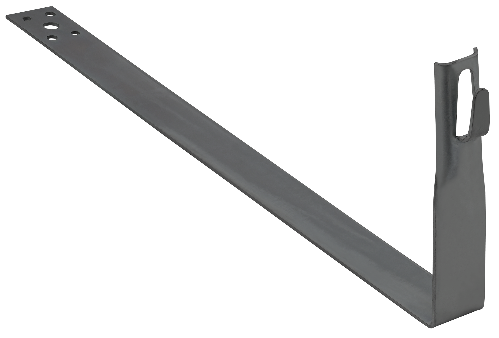 Держатель проводника круглого 6-8 мм черепичная кровля L 430 мм оцинкованная сталь TD