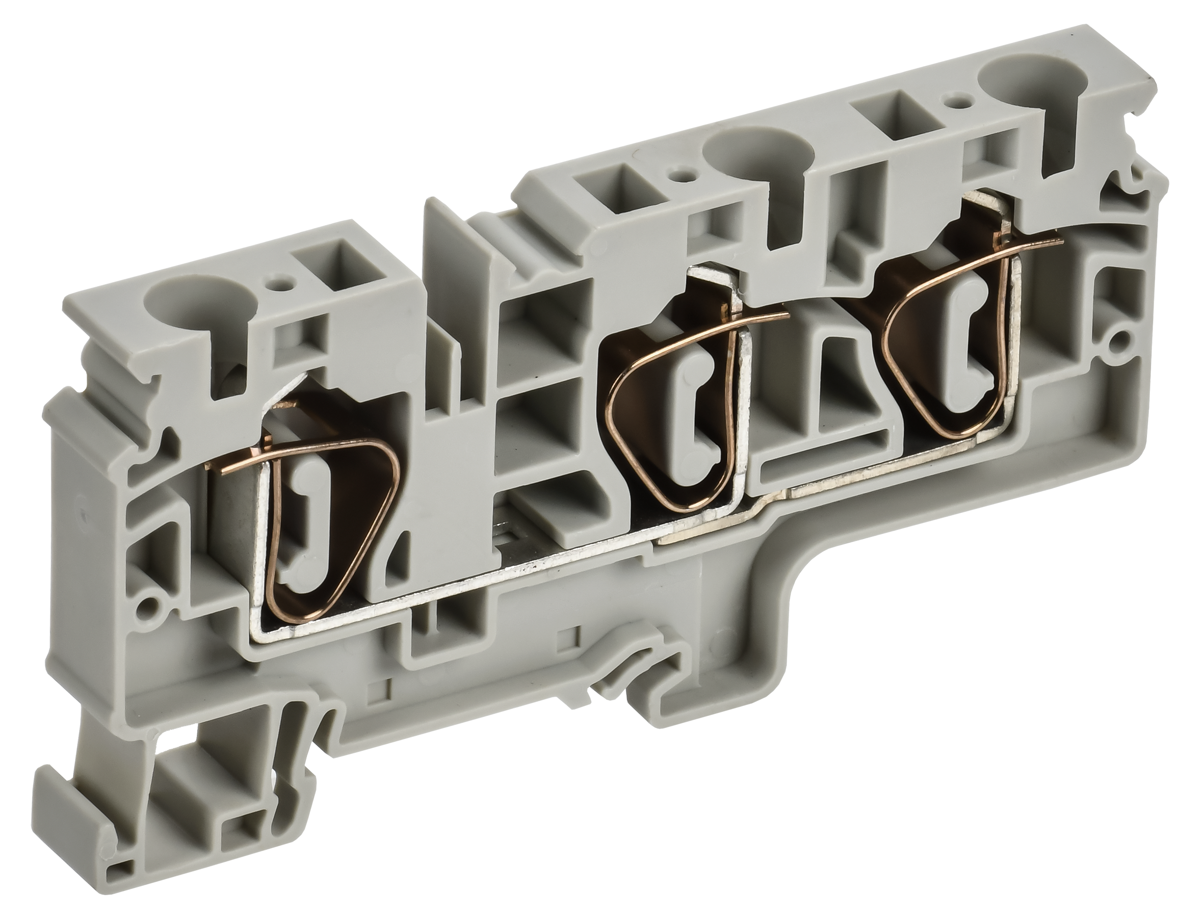 ARMAFIX Клемма пружинная CX10-3 10мм2 трехконтактная серая IEK