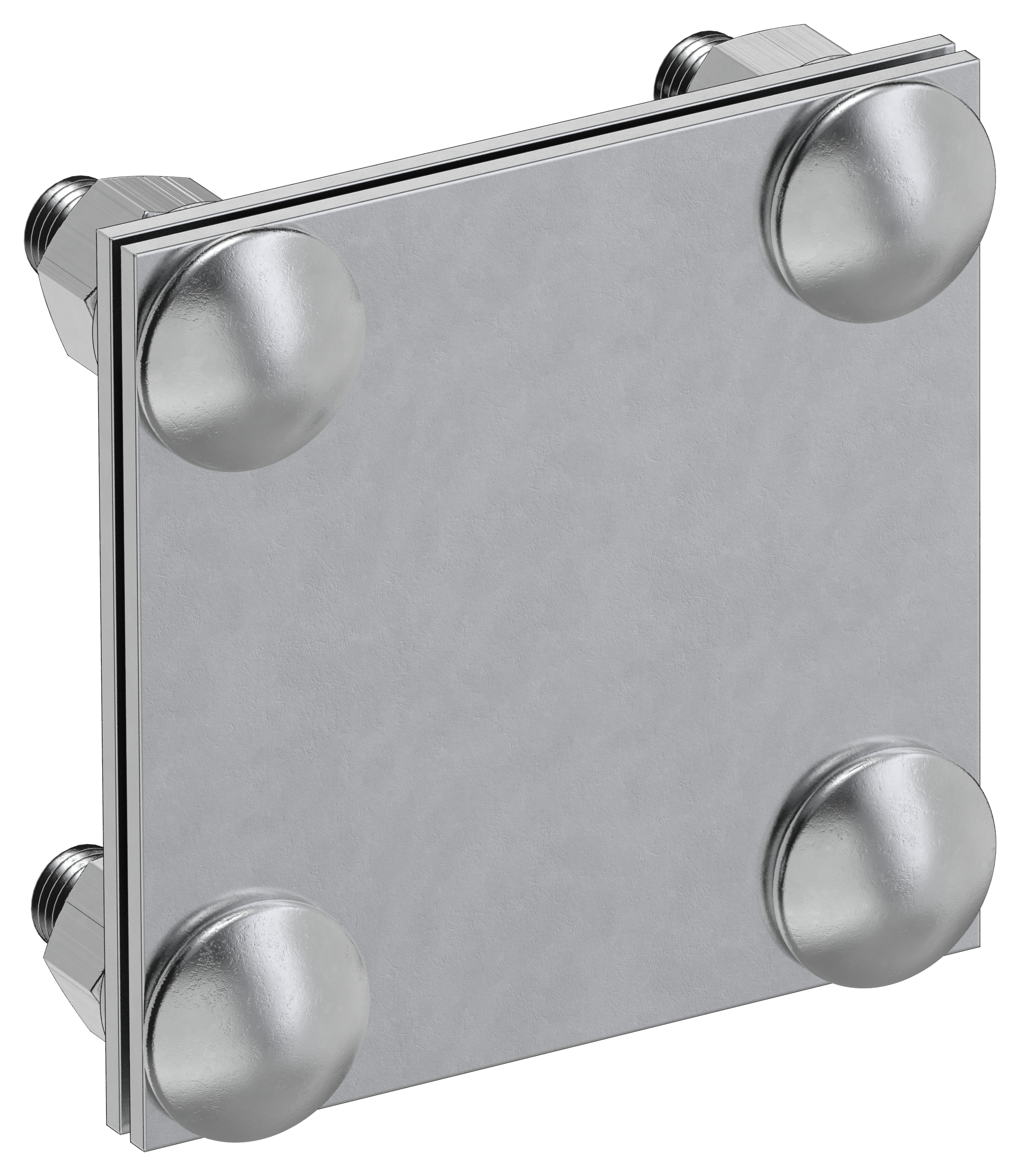 Зажим крестообразный полоса-полоса 40 мм оцинкованная сталь HDZ