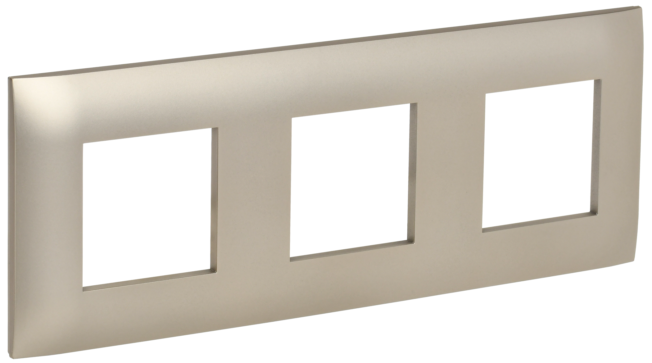 SKANDY Рамка 3-местная SK-F03Sh шампань IEK