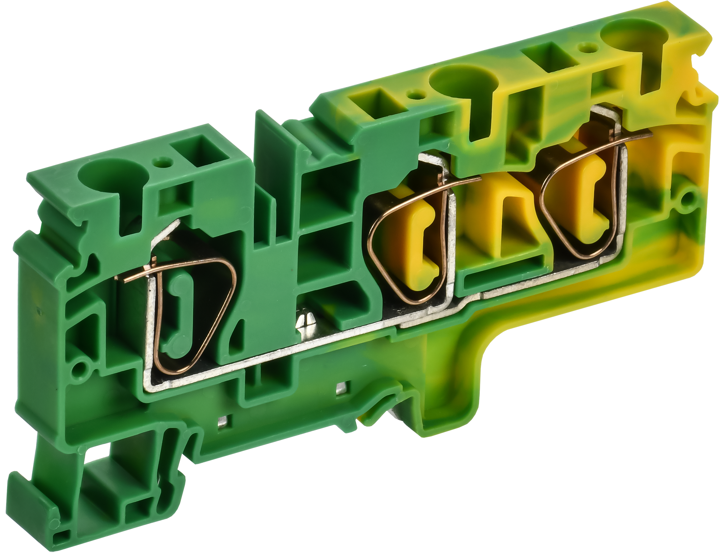 ARMAFIX Клемма пружинная CX10-3 PE 10мм2 трехконтактная заземляющая IEK