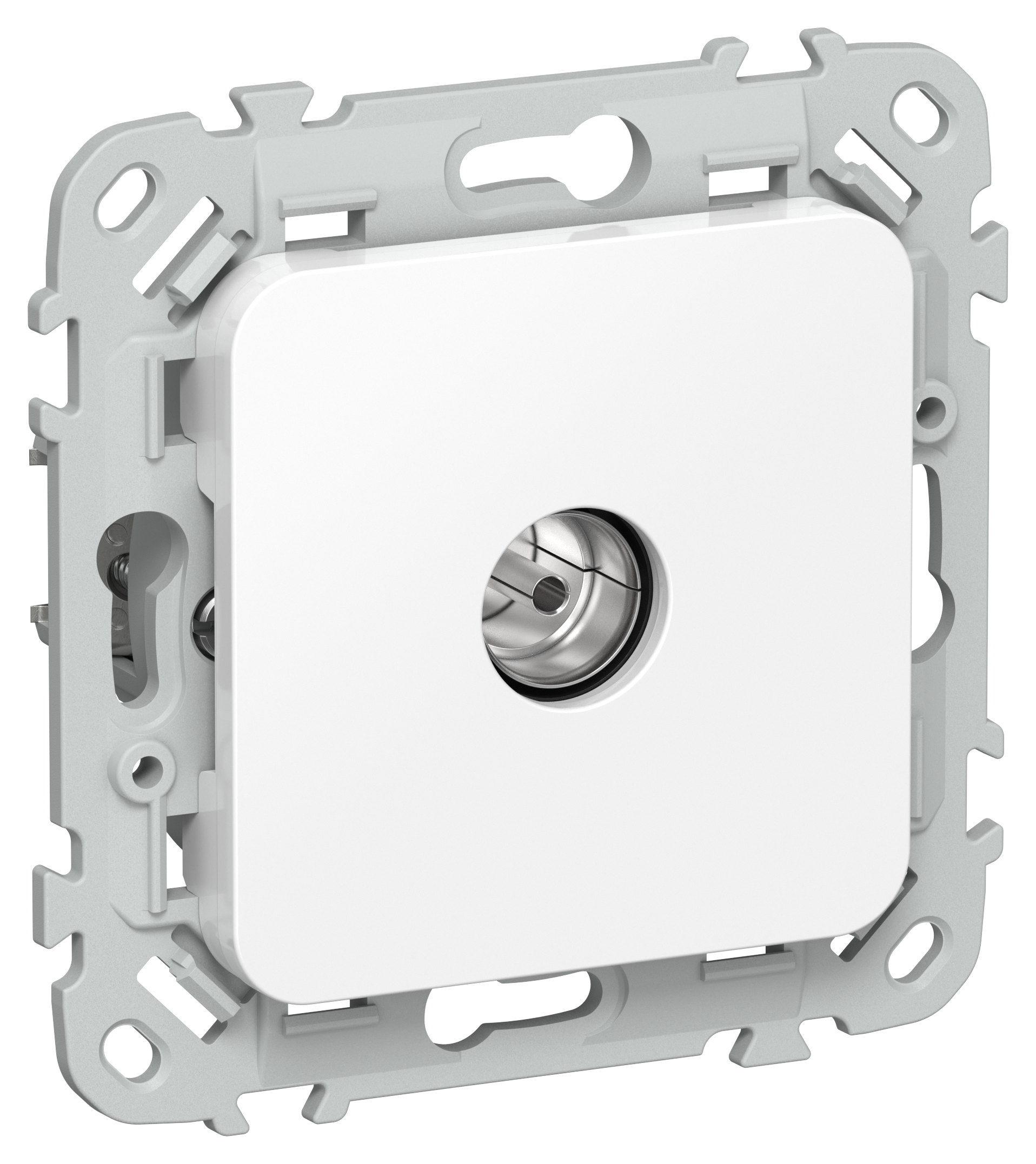 FLITE Розетка TV оконечная тип F РТВф-1-1-1-ФлБ белый IEK