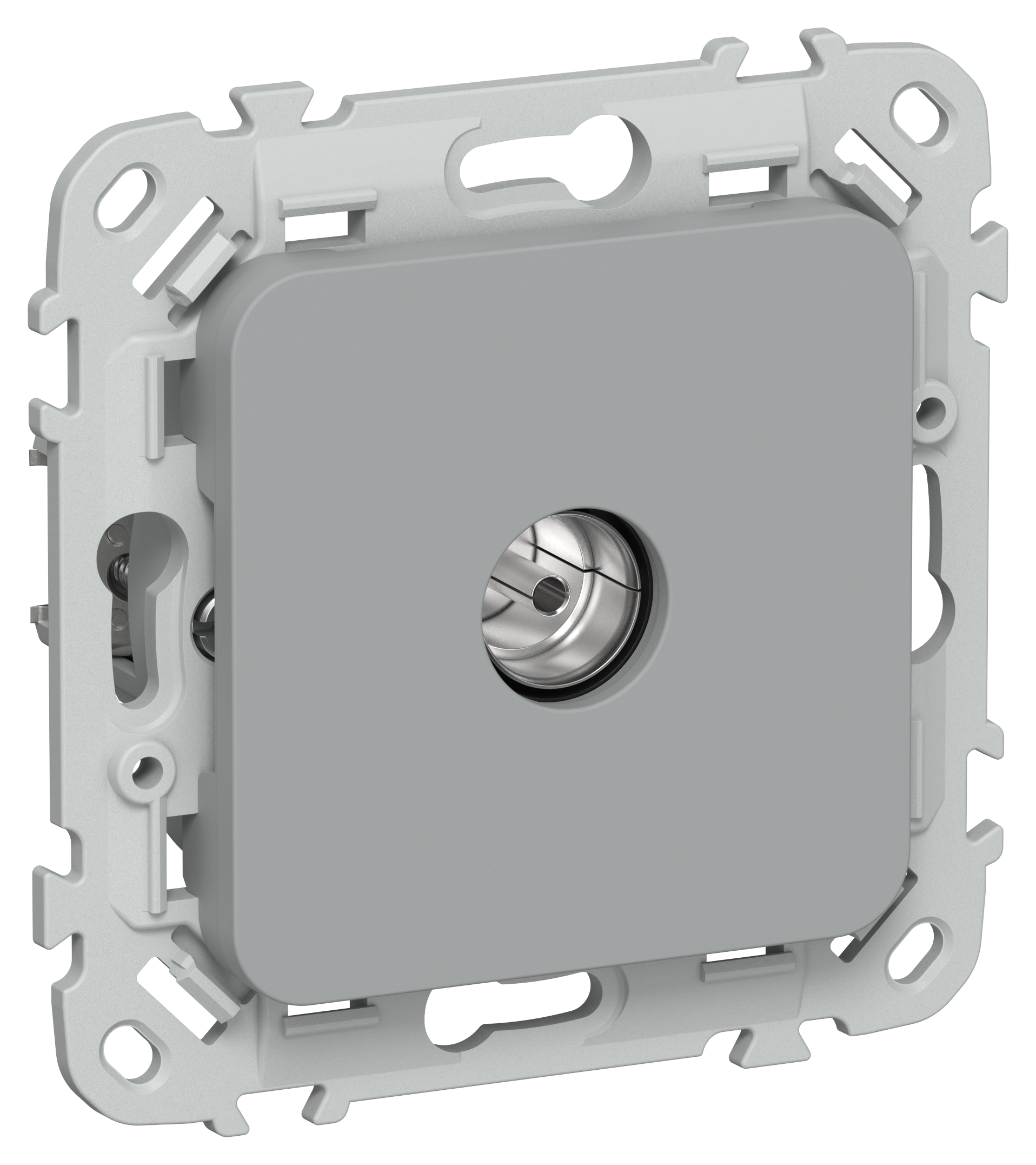 FLITE Розетка TV оконечная тип F РТВф-1-1-1-ФлС серый IEK