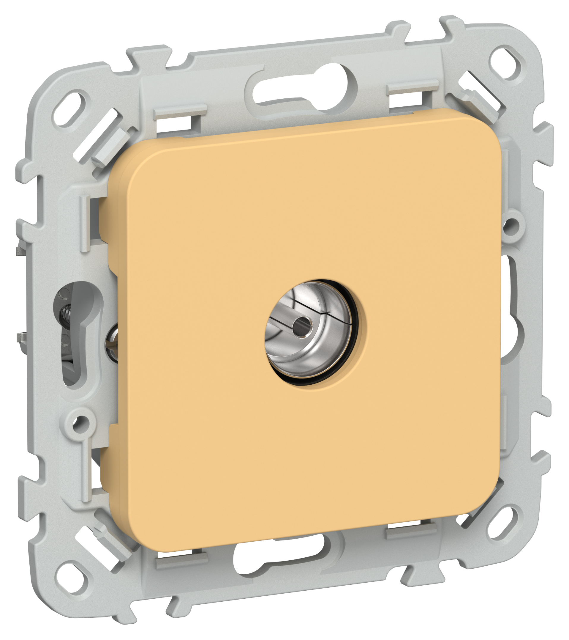 FLITE Розетка TV экранированная оконечная тип M РТВм-1-1-1-ФлЗ золотарник IEK