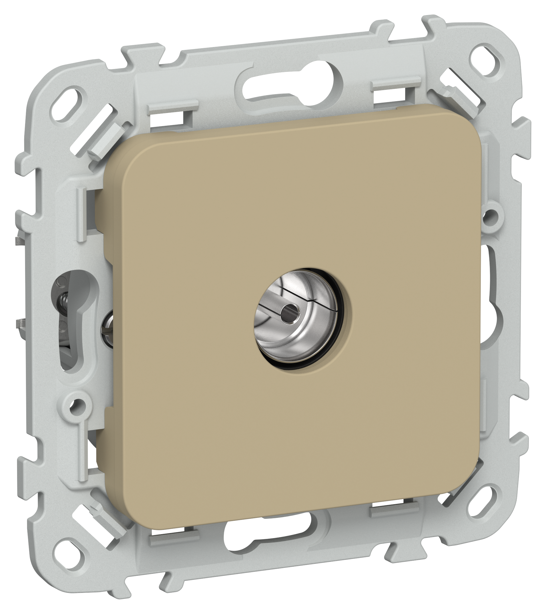 FLITE Розетка TV экранированная проходная тип M РТВм-1-1-2-ФлХ хаки IEK