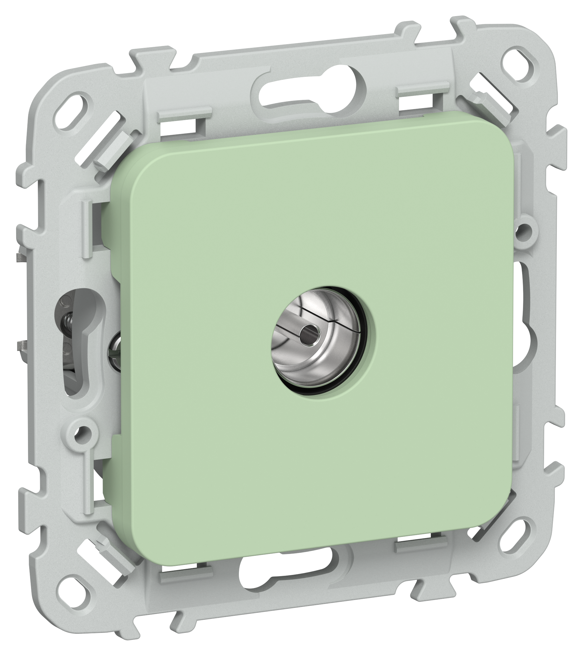 FLITE Розетка TV экранированная проходная тип M РТВм-1-1-2-ФлФ фисташковый IEK