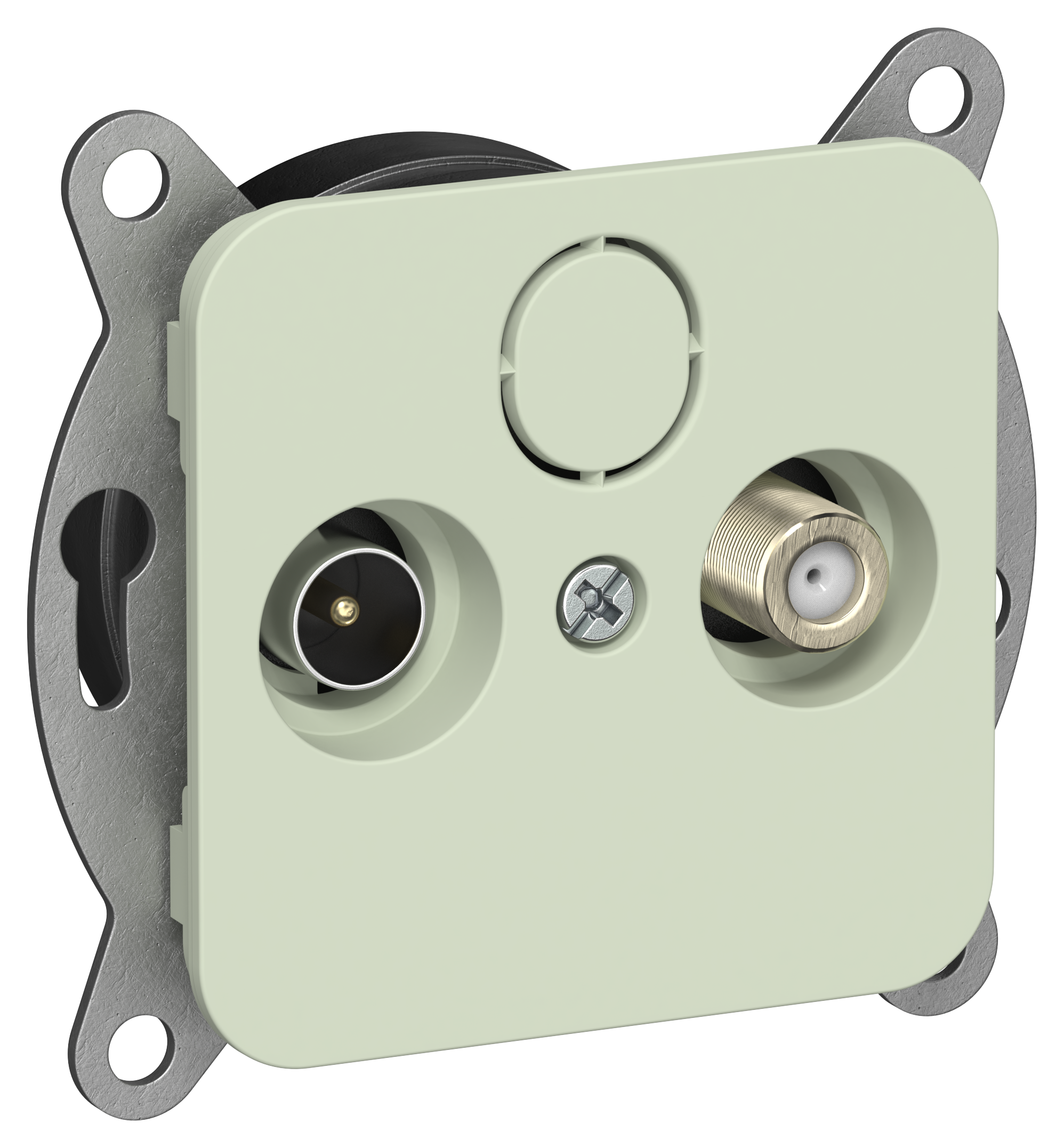 FLITE Розетка 2-местная TV+SAT экранированная оконечная РТВс-2-1-1-ФлП панг IEK