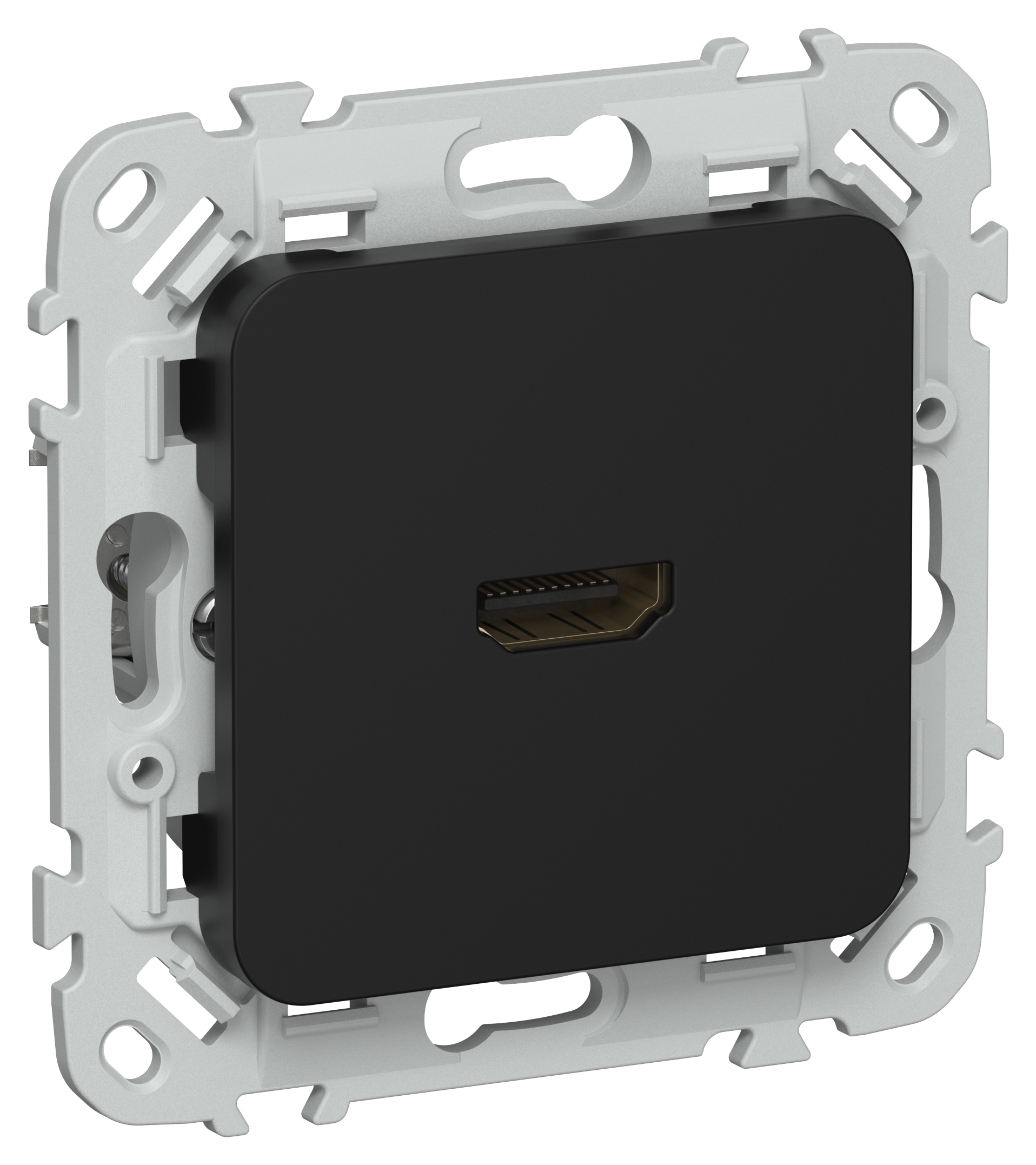 FLITE Розетка HDMI РШДМА-ФлЧ черный IEK