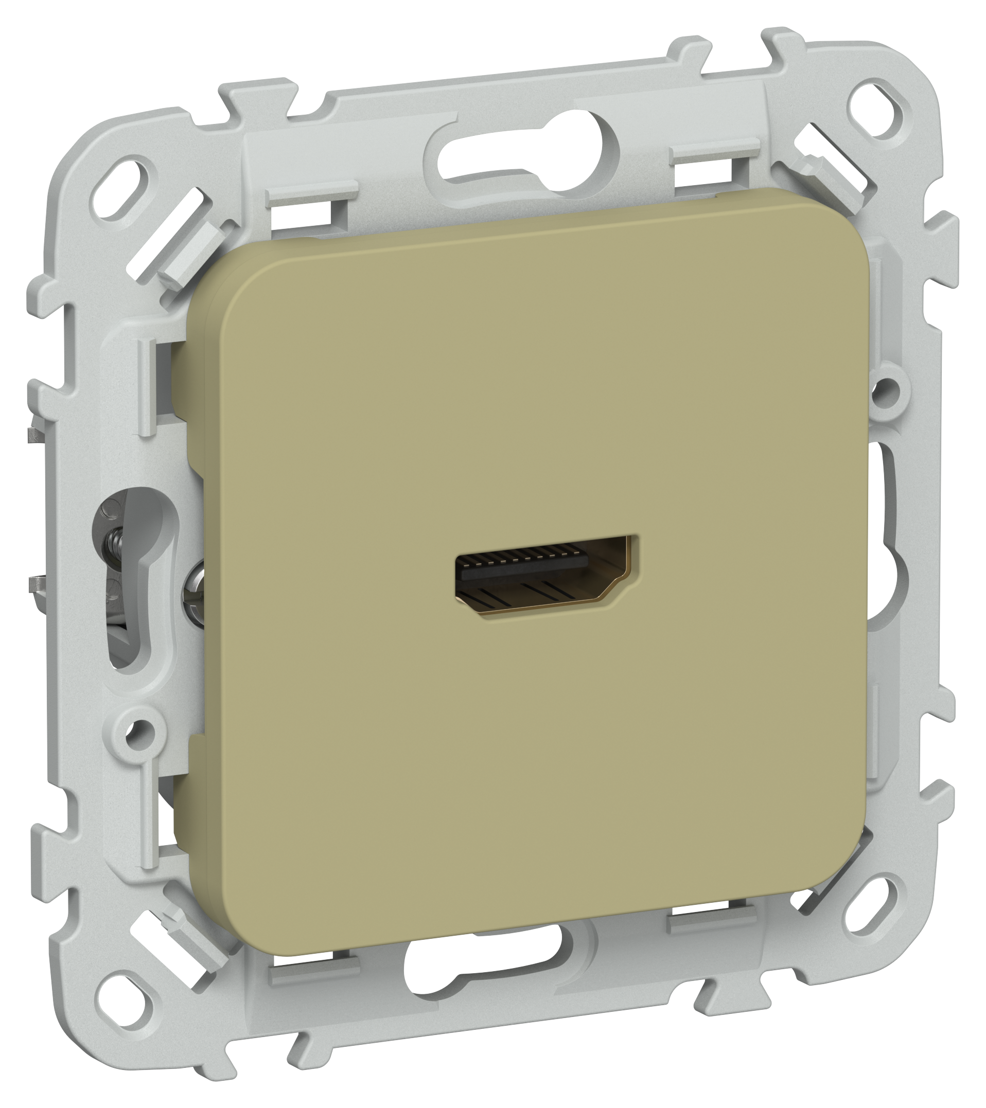 FLITE Розетка HDMI РШДМА-ФлО оливковый IEK