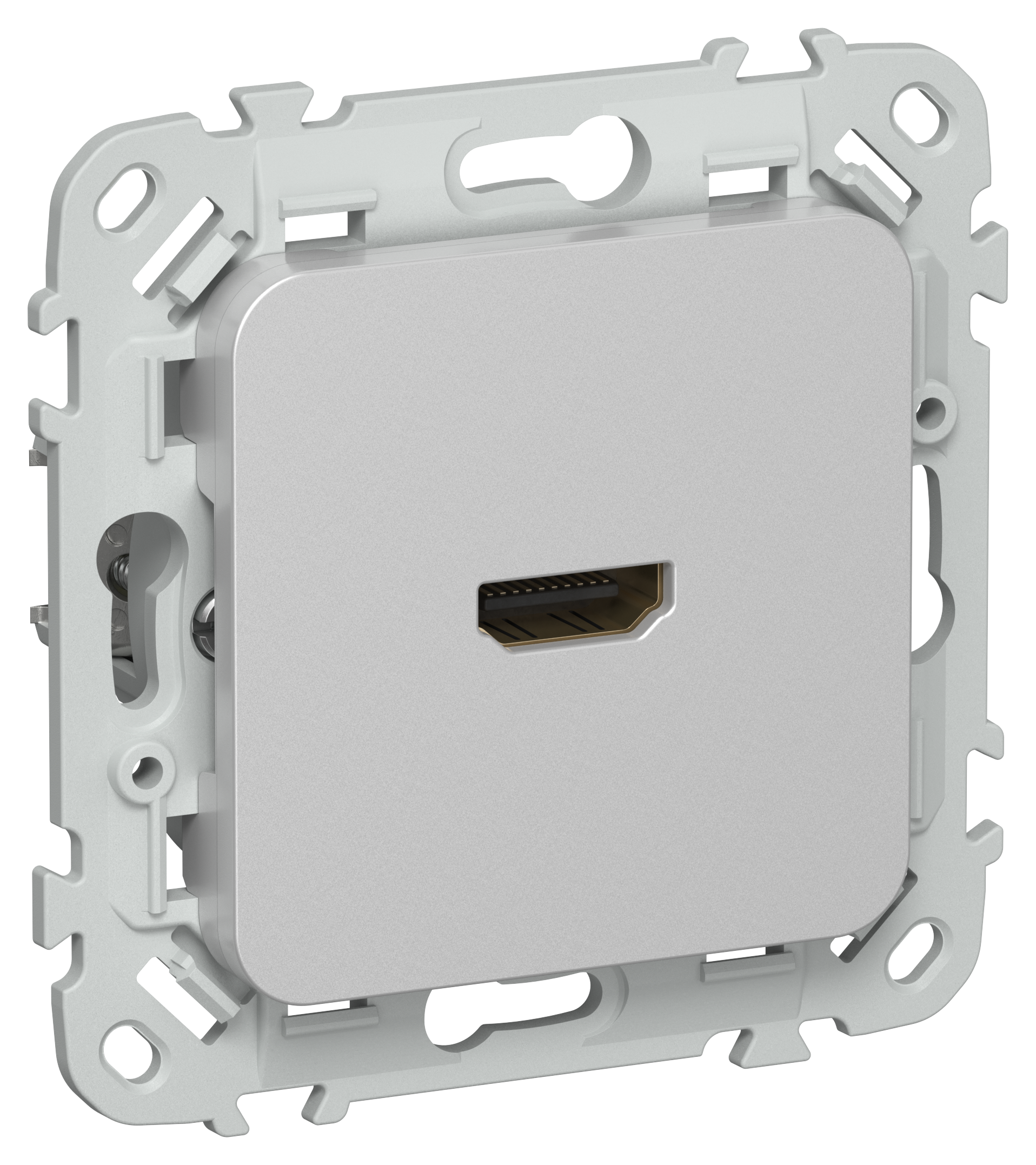 FLITE Розетка HDMI РШДМА-ФлА алюминий IEK