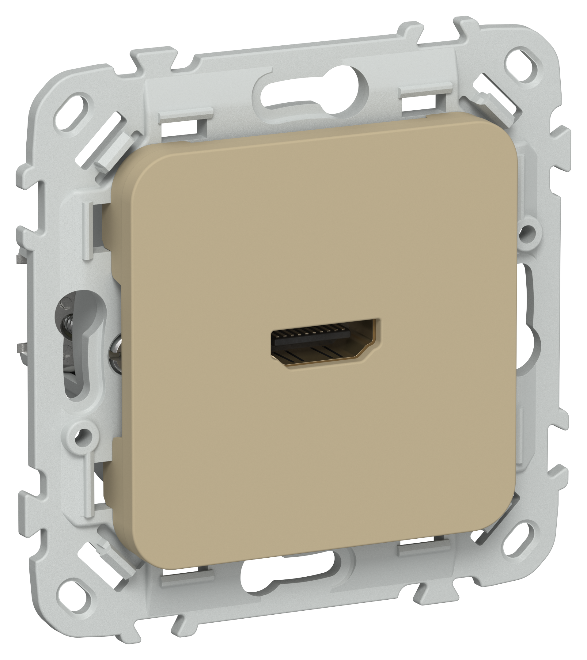 FLITE Розетка HDMI РШДМА-ФлХ хаки IEK