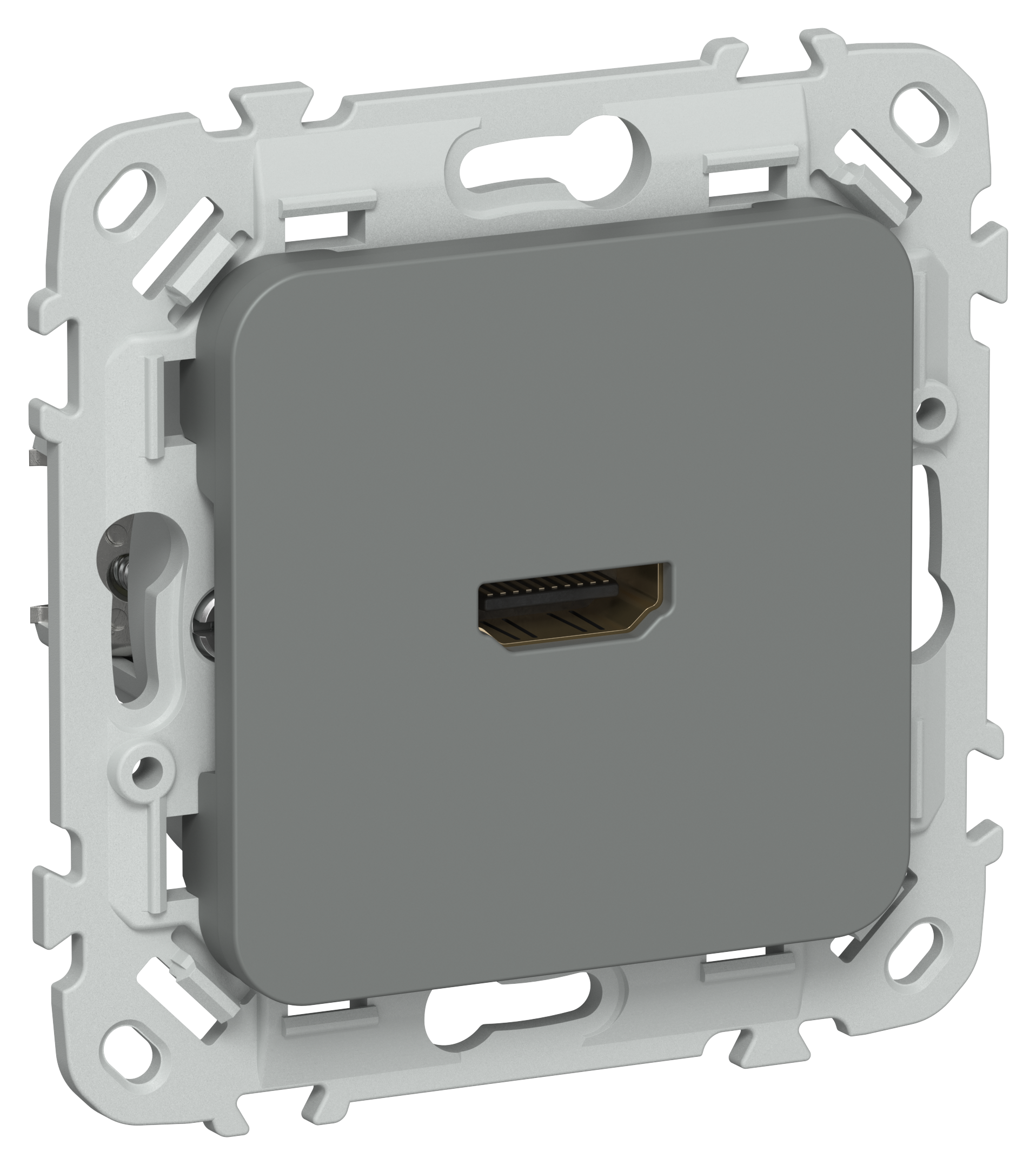 FLITE Розетка HDMI РШДМА-ФлМА мокрый асфальт IEK