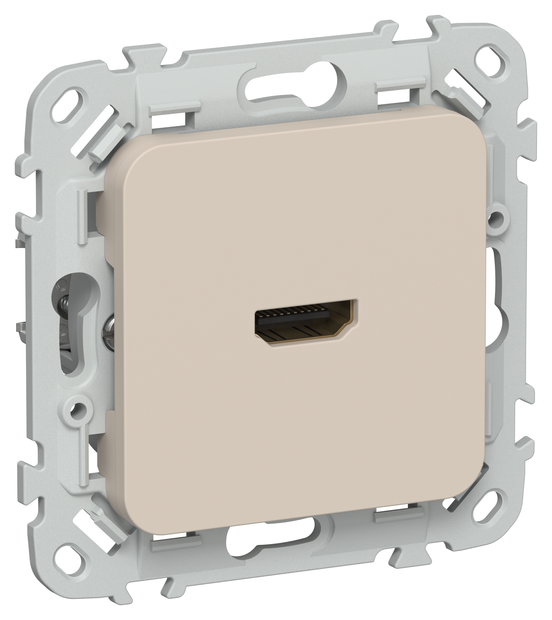 FLITE Розетка HDMI РШДМА-ФлЛ льняной IEK