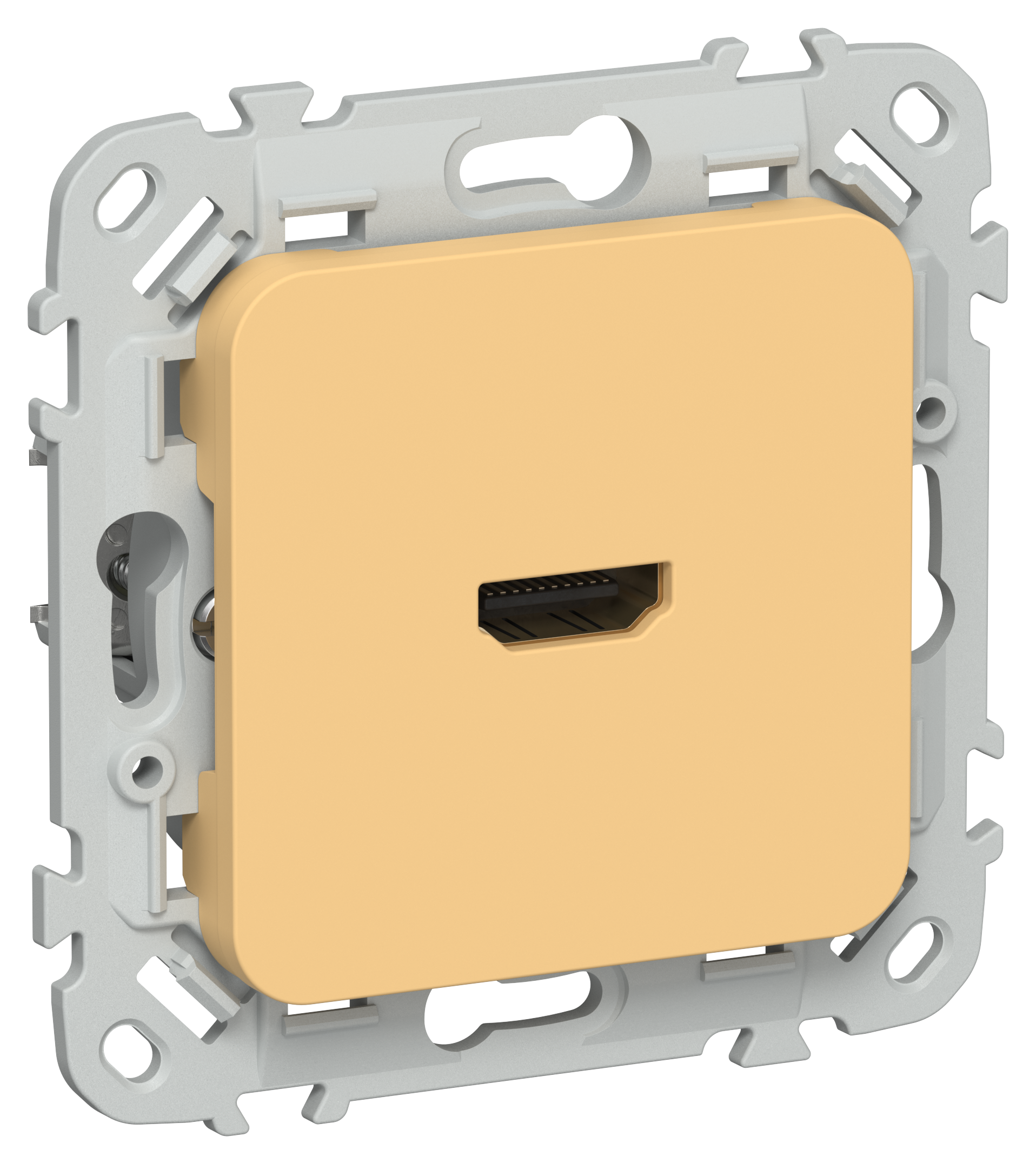 FLITE Розетка HDMI РШДМА-ФлЗ золотарник IEK