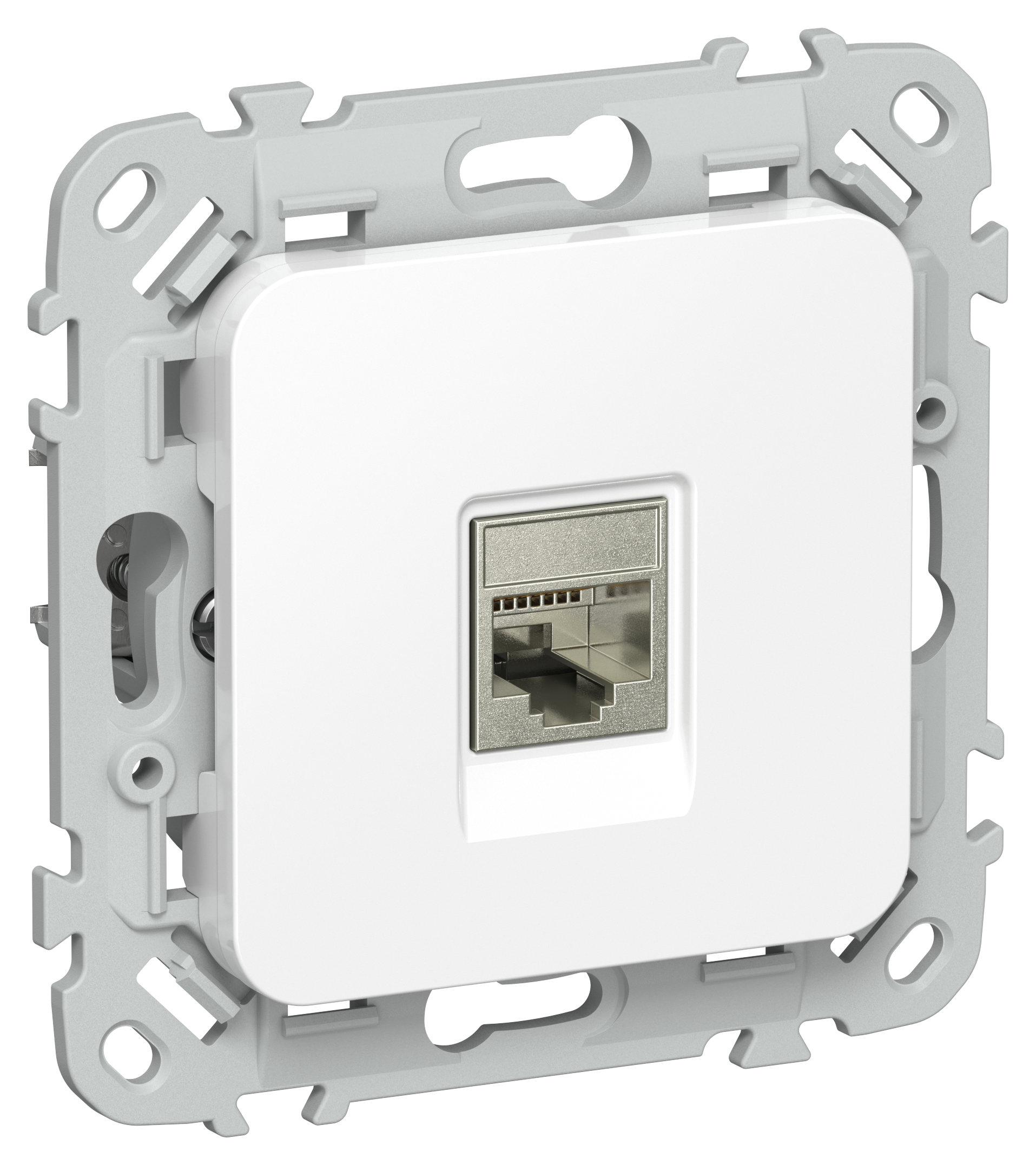 FLITE Розетка компьютерная RJ45 категория 6 STP РК6-1-1-ФлБ белый IEK