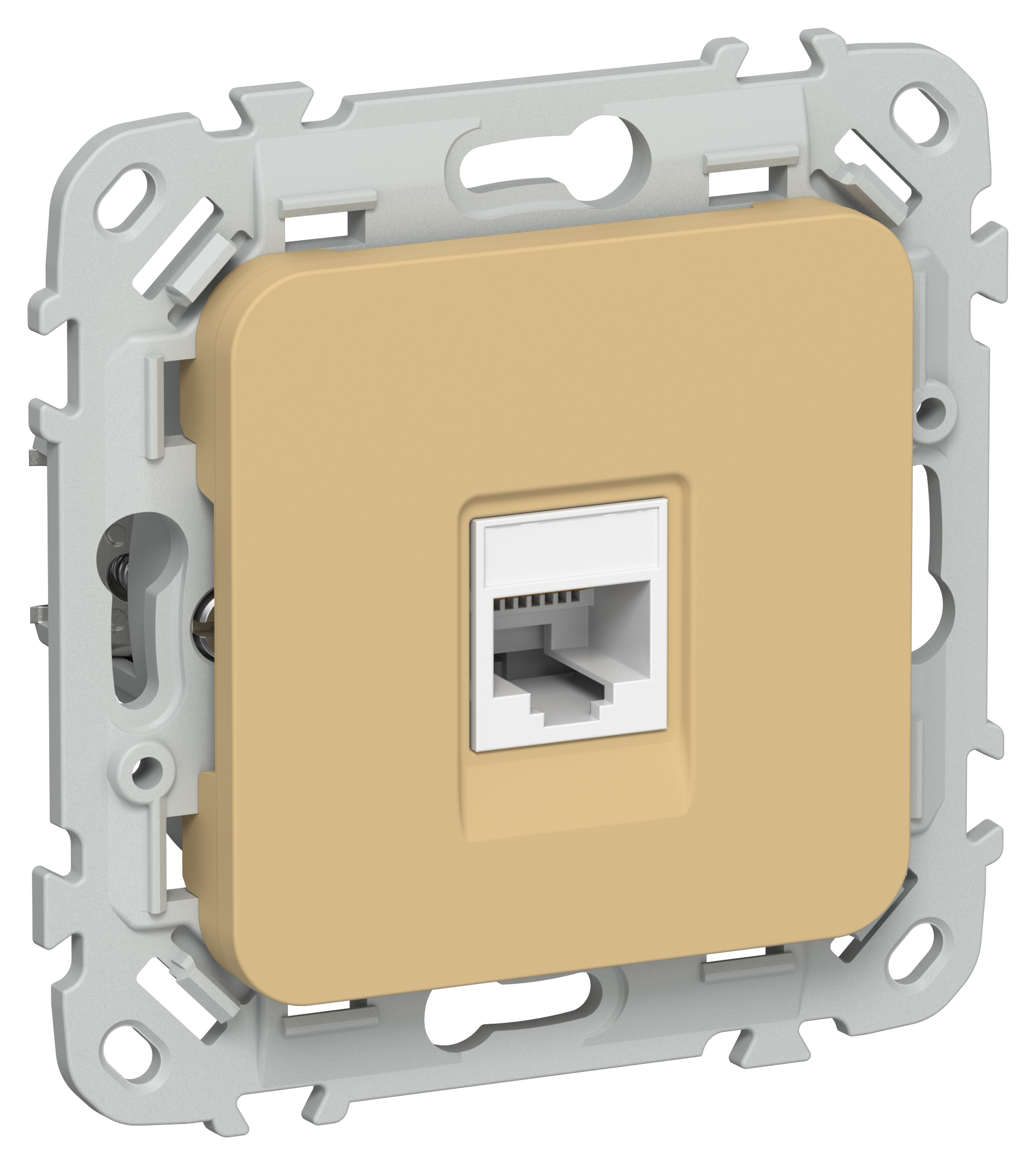 FLITE Розетка компьютерная RJ45 категория 5Е UTP РК5е-1-0-ФлШм шамуа IEK