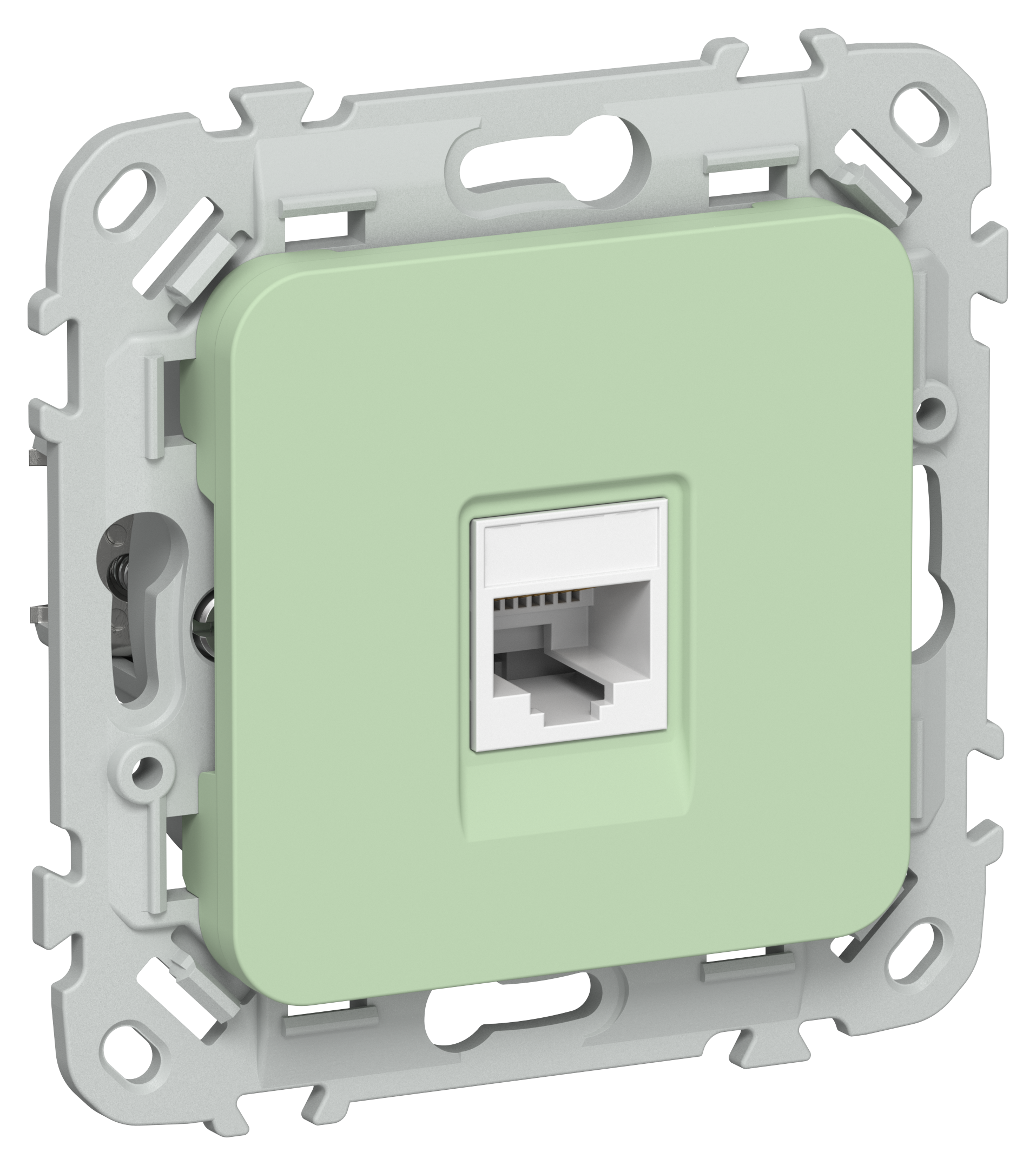 FLITE Розетка компьютерная RJ45 категория 5Е UTP РК5е-1-0-ФлФ фисташковый IEK