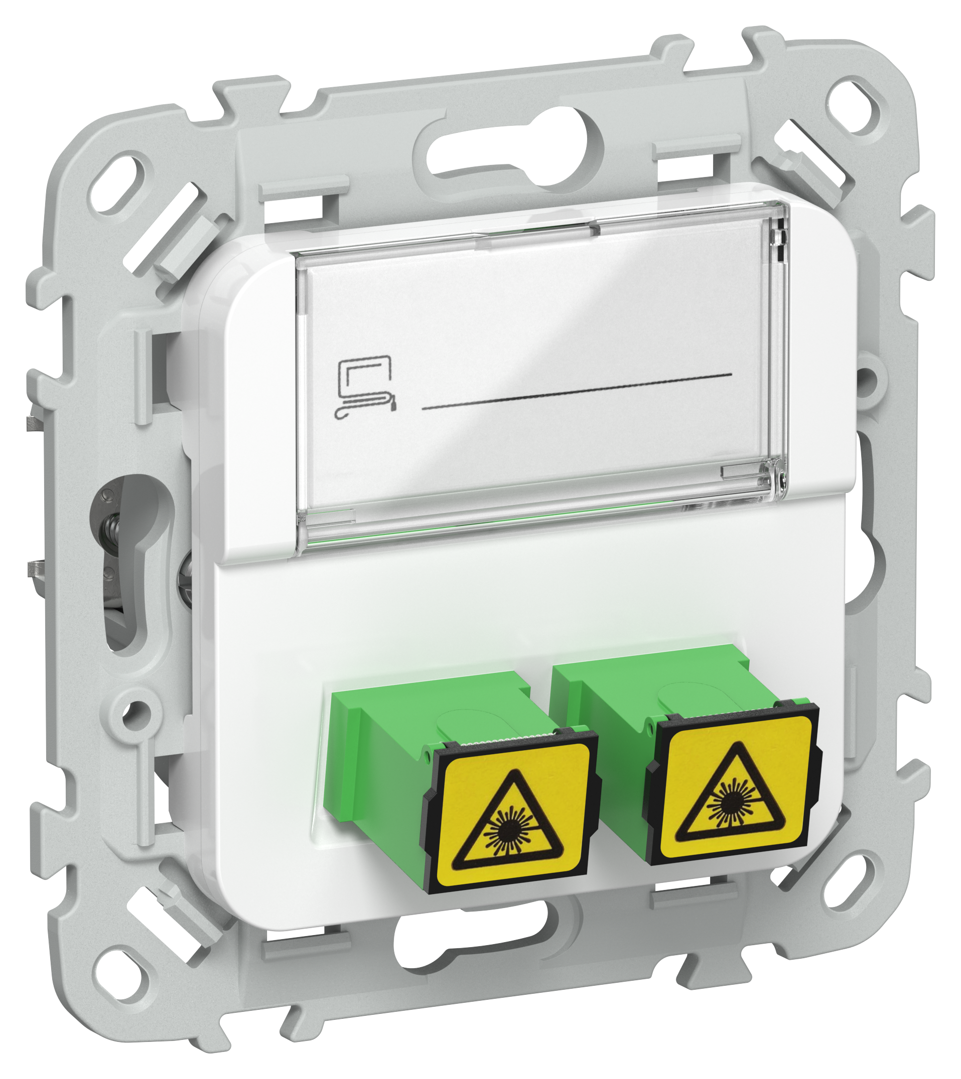 FLITE Розетка 2-местная оптоволоконная РОВ-2-ФлБ белый IEK