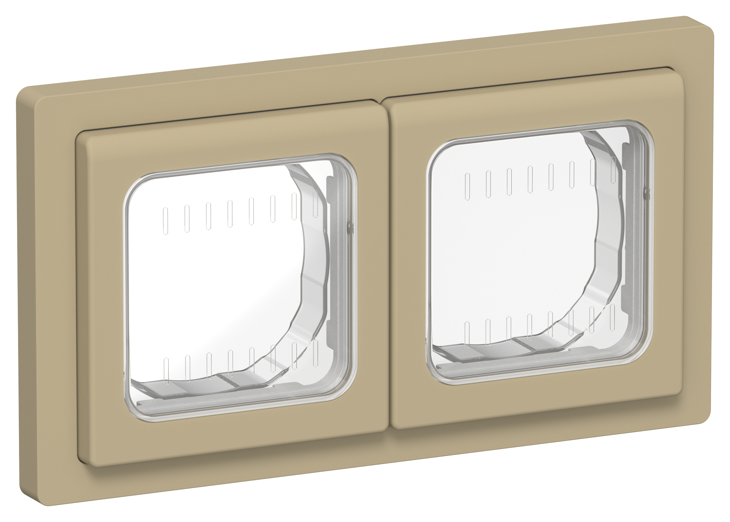 FLITE Рамка 2-местная IP55 Рпро-2-55-ФлХ хаки IEK