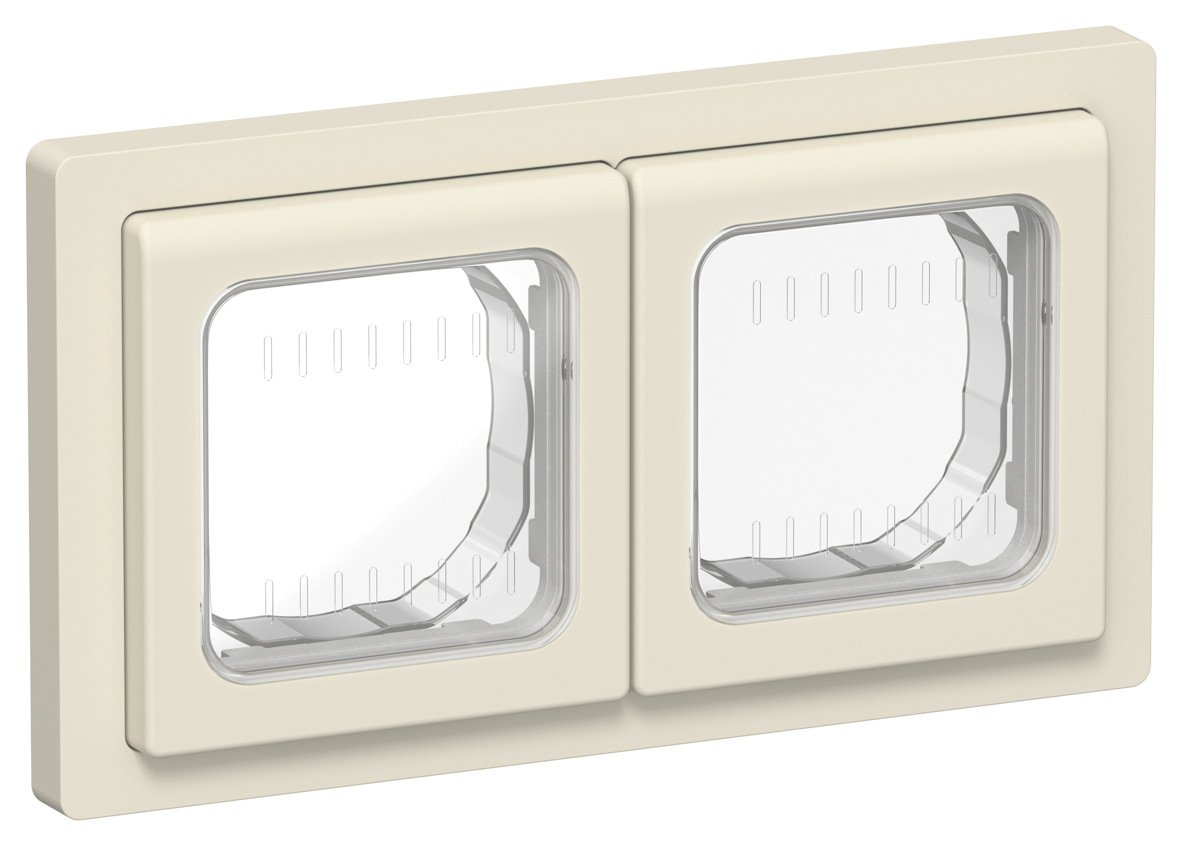 FLITE Рамка 2-местная IP55 Рпро-2-55-ФлСл сливочный IEK