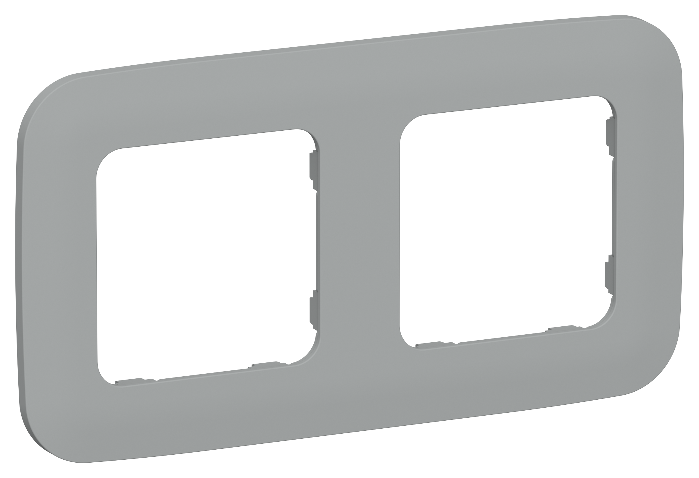 FLITE ARTISTIC Рамка 2-местная РУ-2-А-ФлС серый IEK