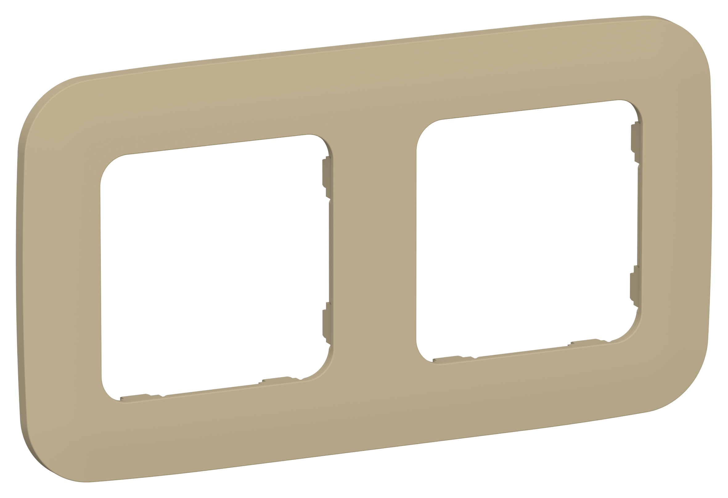 FLITE ARTISTIC Рамка 2-местная РУ-2-А-ФлХ хаки IEK