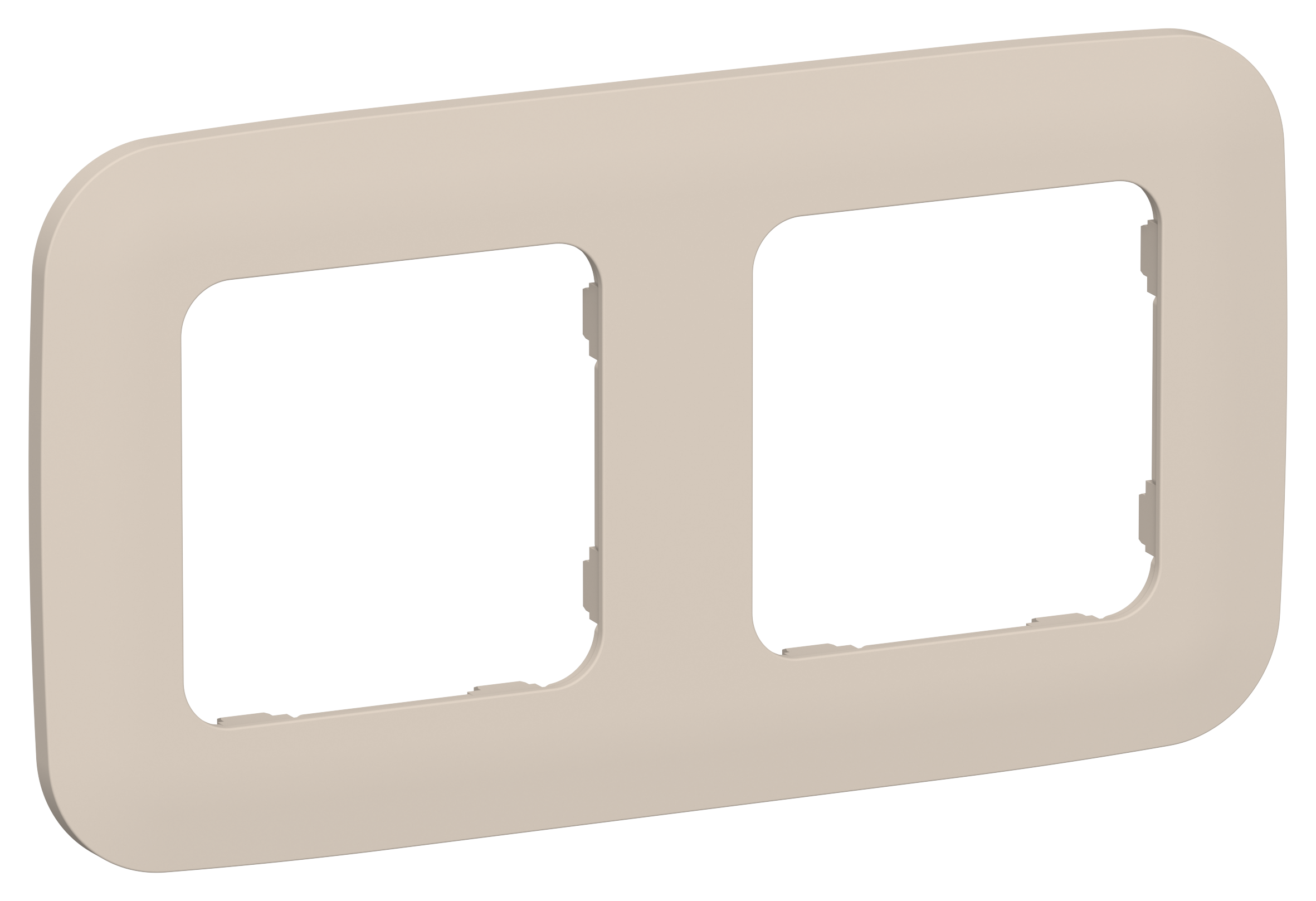 FLITE ARTISTIC Рамка 2-местная РУ-2-А-ФлЛ льняной IEK