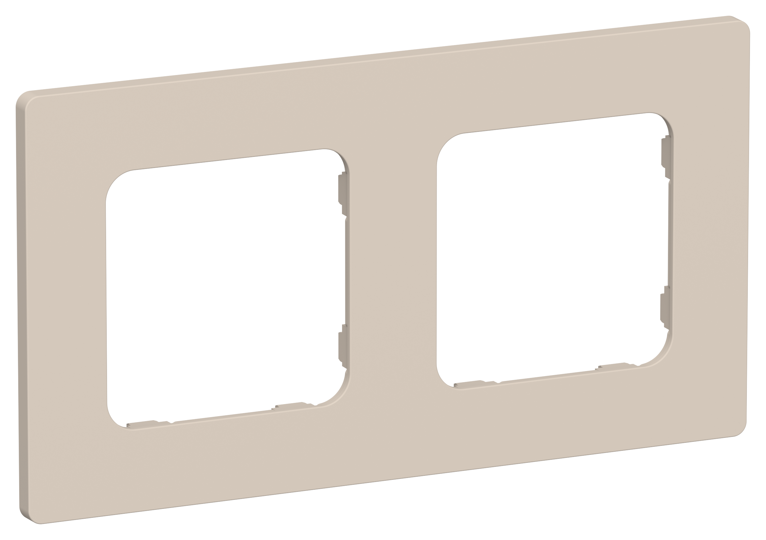 FLITE CLASSIC Рамка 2-местная РУ-2-К-ФлЛ льняной IEK