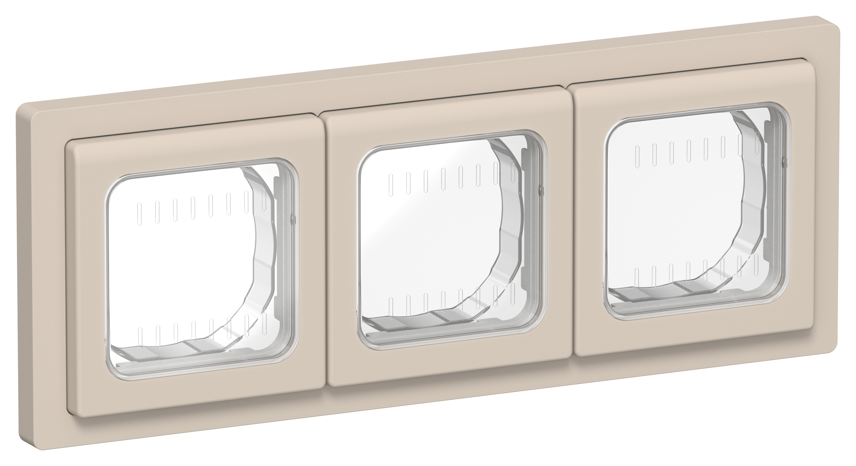 FLITE Рамка 3-местная IP55 Рпро-3-55-ФлЛ льняной IEK