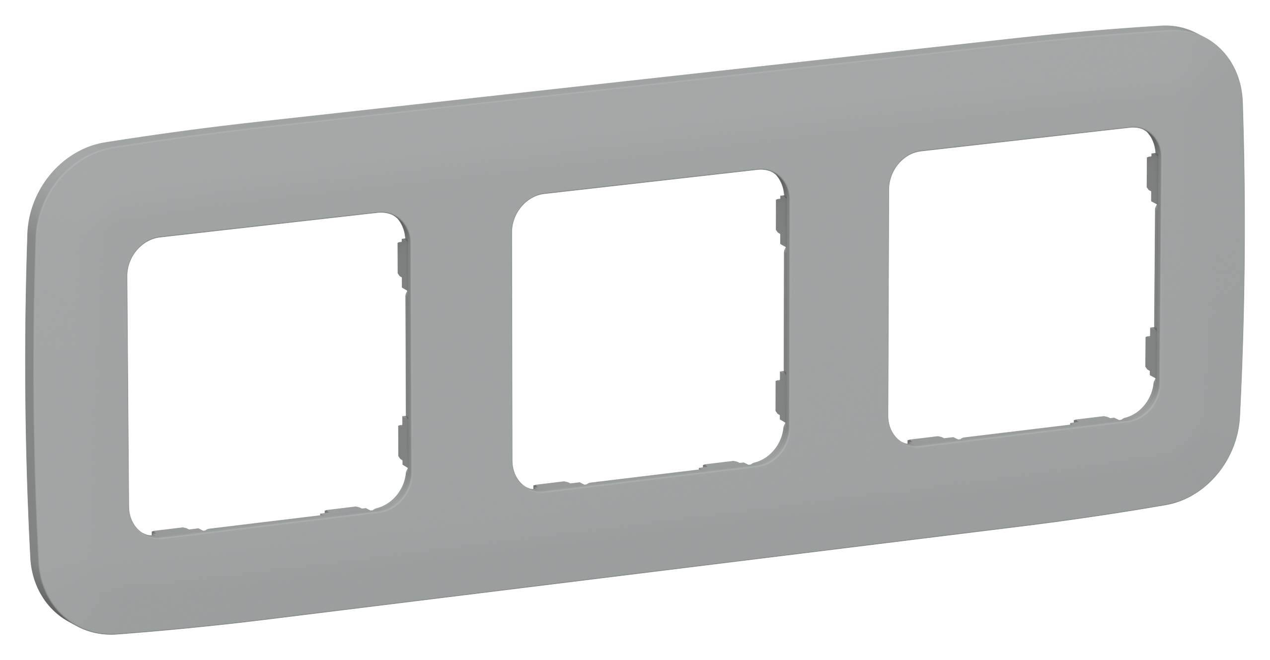 FLITE ARTISTIC Рамка 3-местная РУ-3-А-ФлС серый IEK