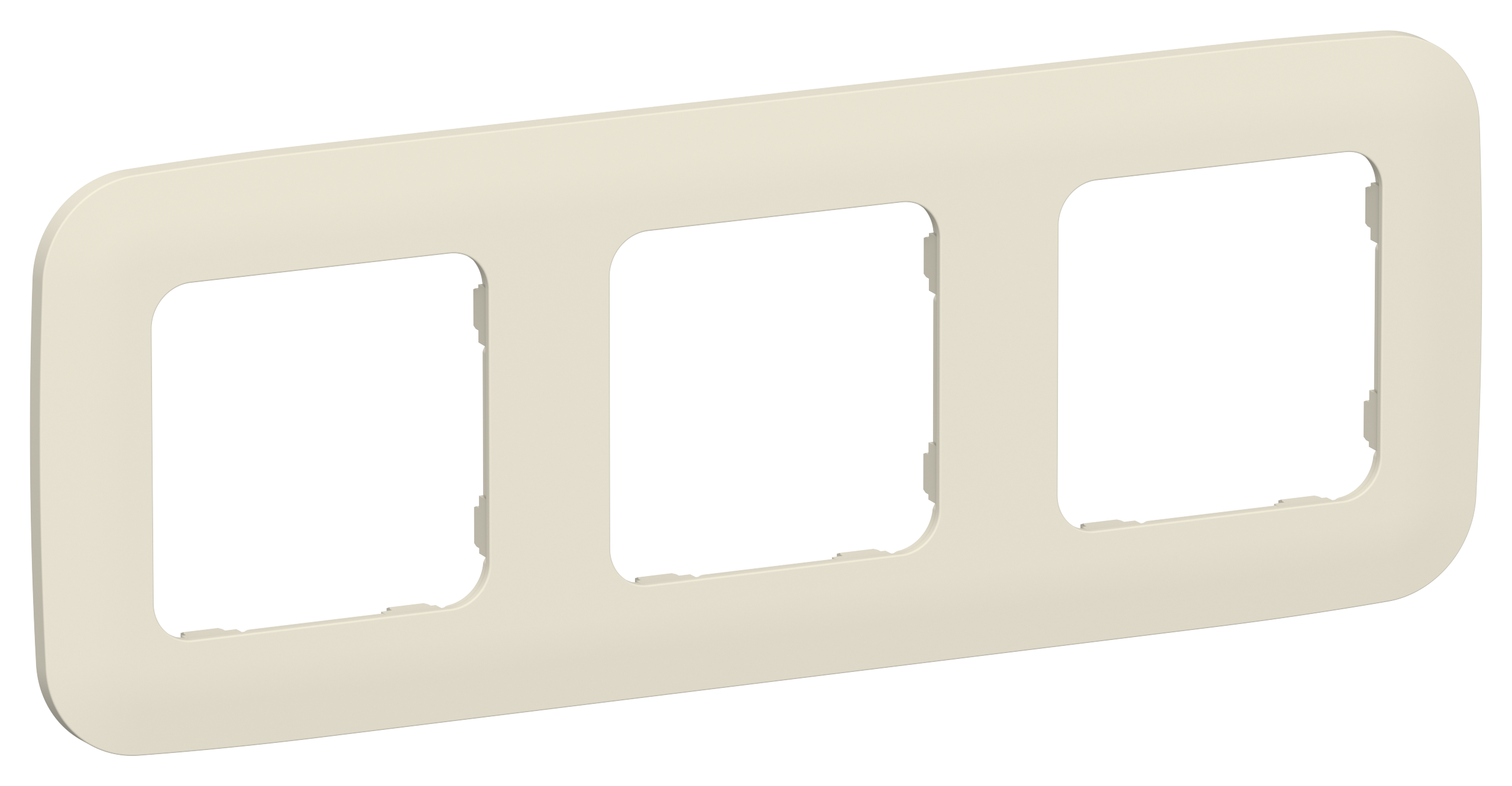 FLITE ARTISTIC Рамка 3-местная РУ-3-А-ФлСл сливочный IEK