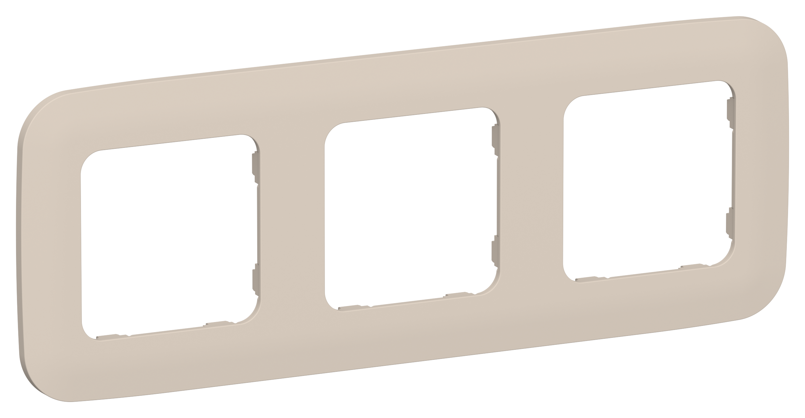 FLITE ARTISTIC Рамка 3-местная РУ-3-А-ФлЛ льняной IEK