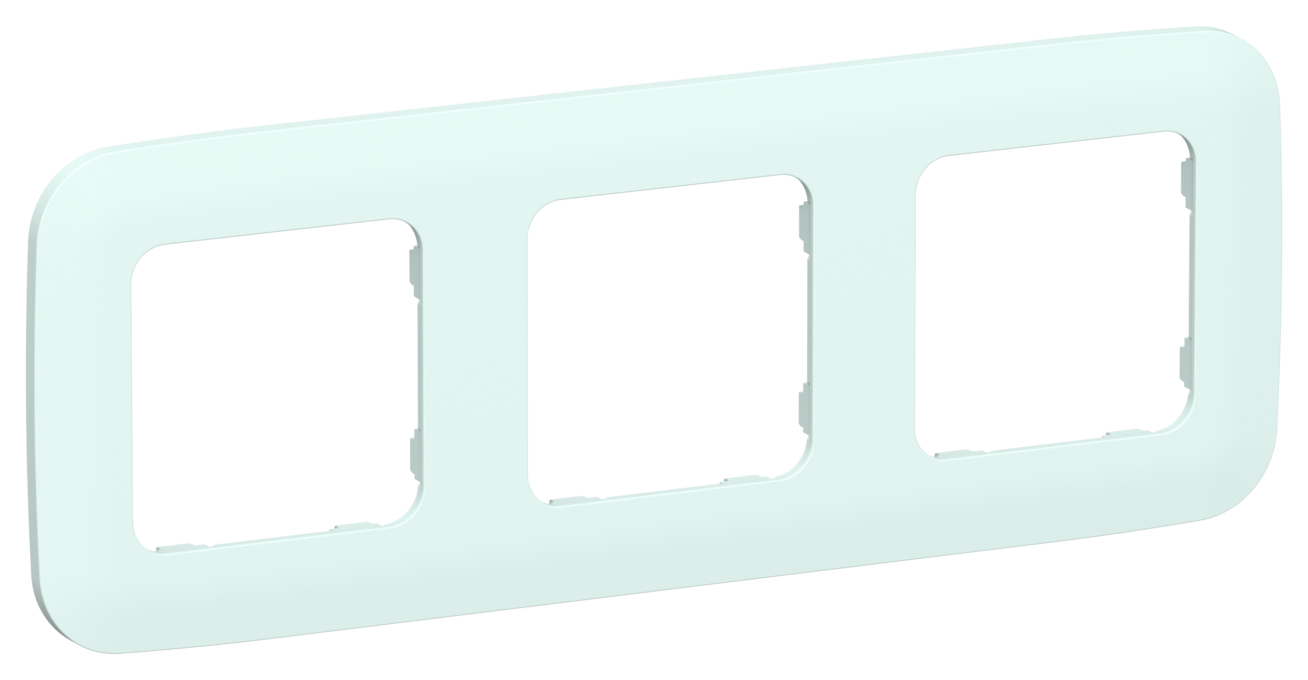 FLITE ARTISTIC Рамка 3-местная РУ-3-А-ФлХЛ холодный лед IEK