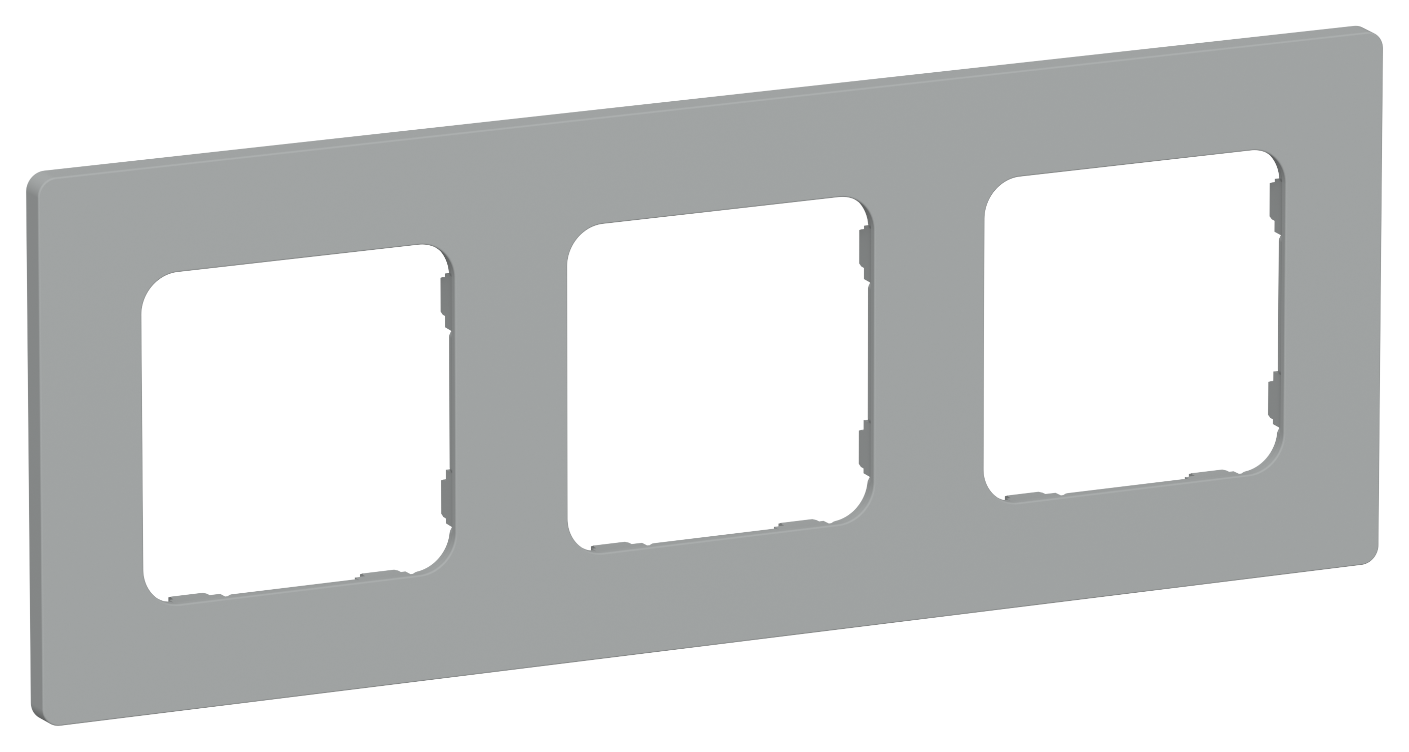 FLITE CLASSIC Рамка 3-местная РУ-3-К-ФлС серый IEK