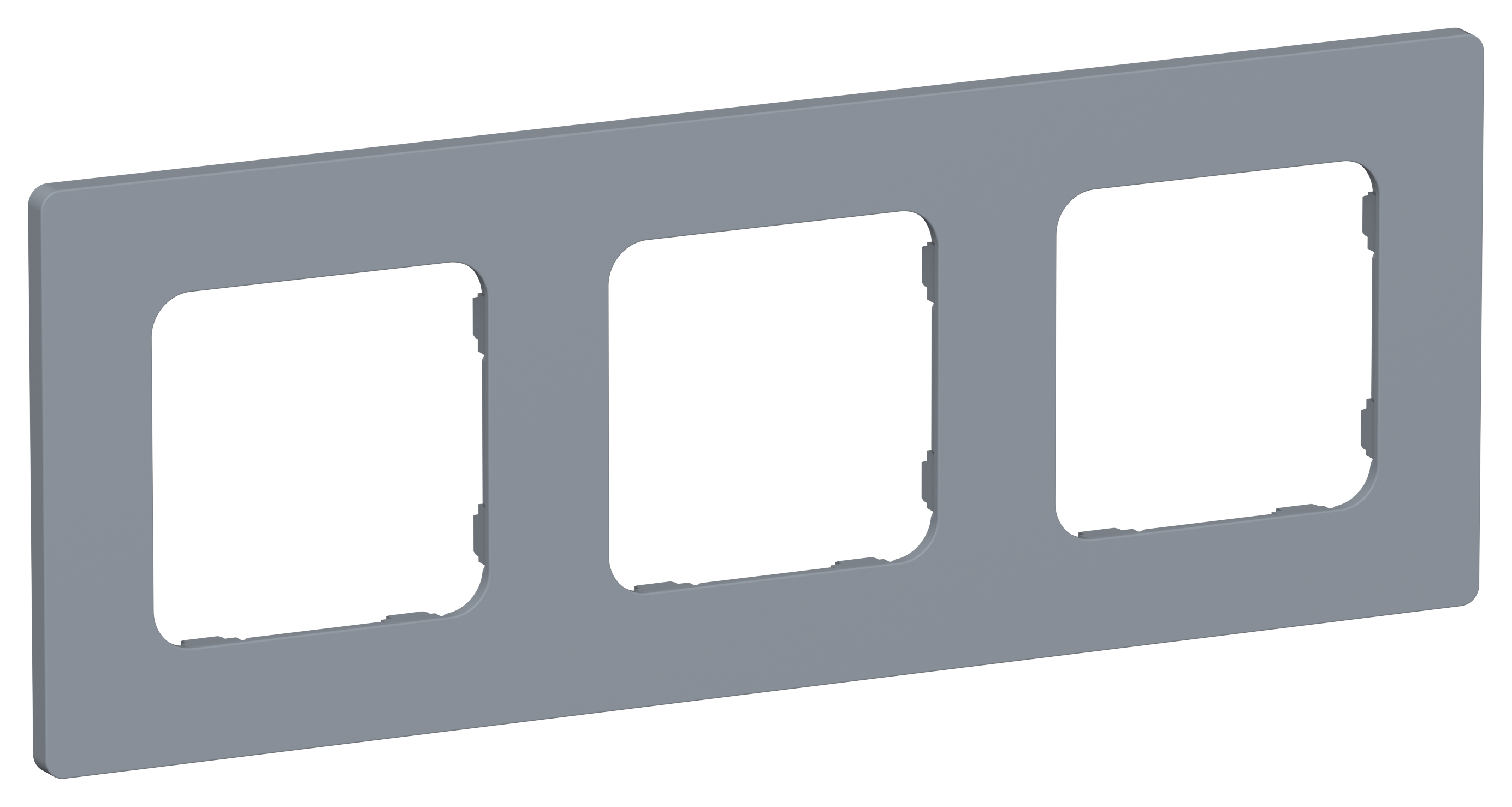 FLITE CLASSIC Рамка 3-местная РУ-3-К-ФлМ маренго IEK