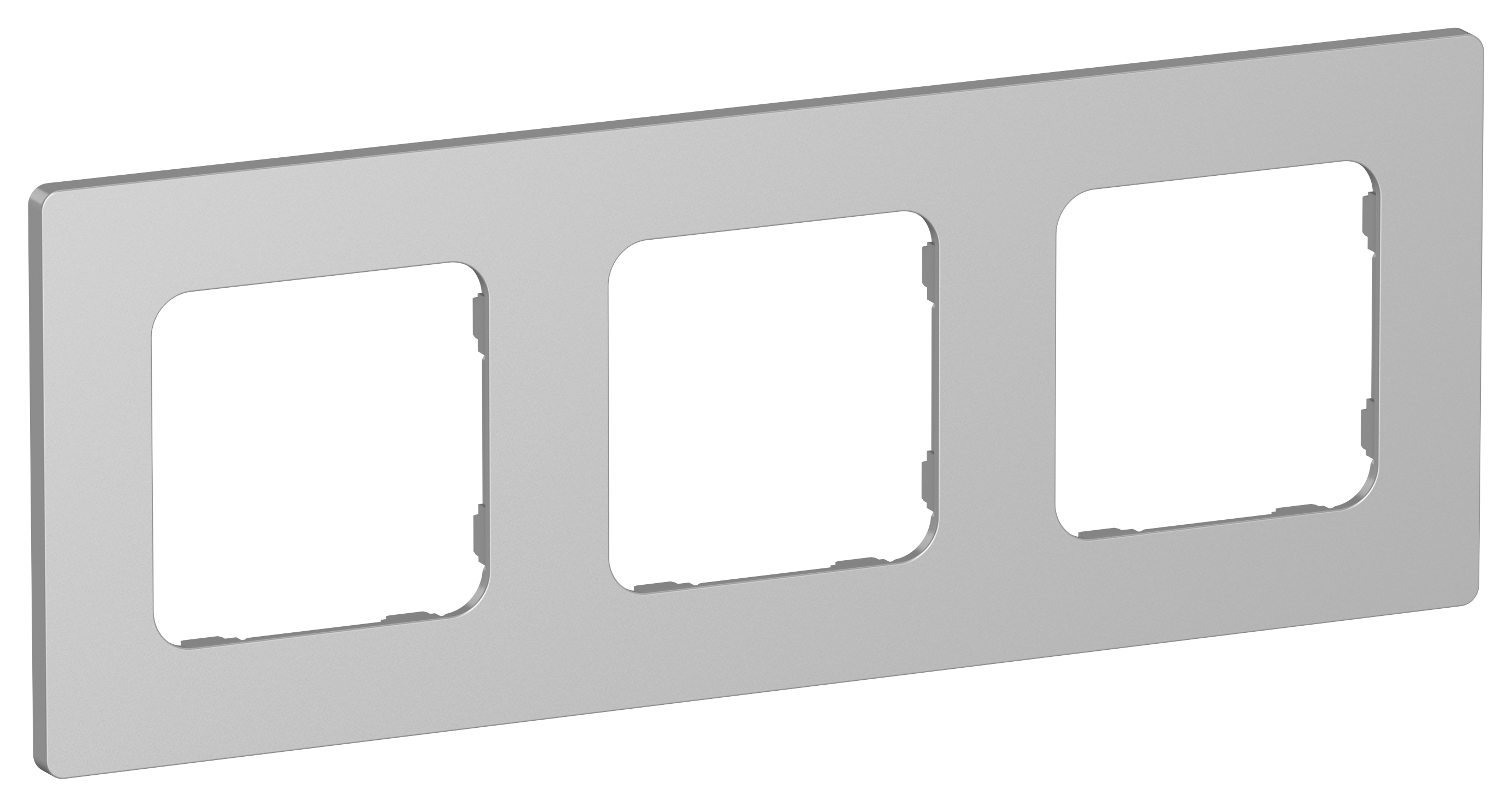 FLITE CLASSIC Рамка 3-местная РУ-3-К-ФлА алюминий IEK